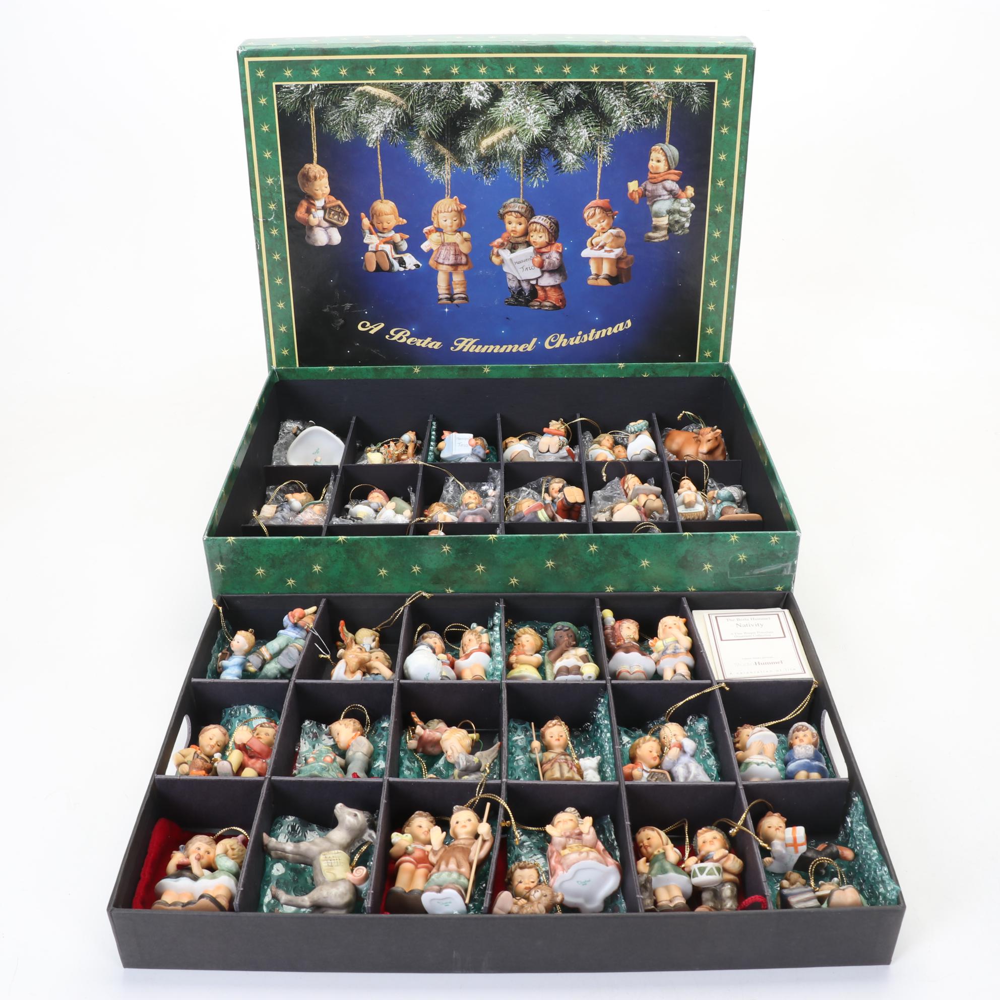 Berta Hummel Porcelain Chistmas Ornament Collection