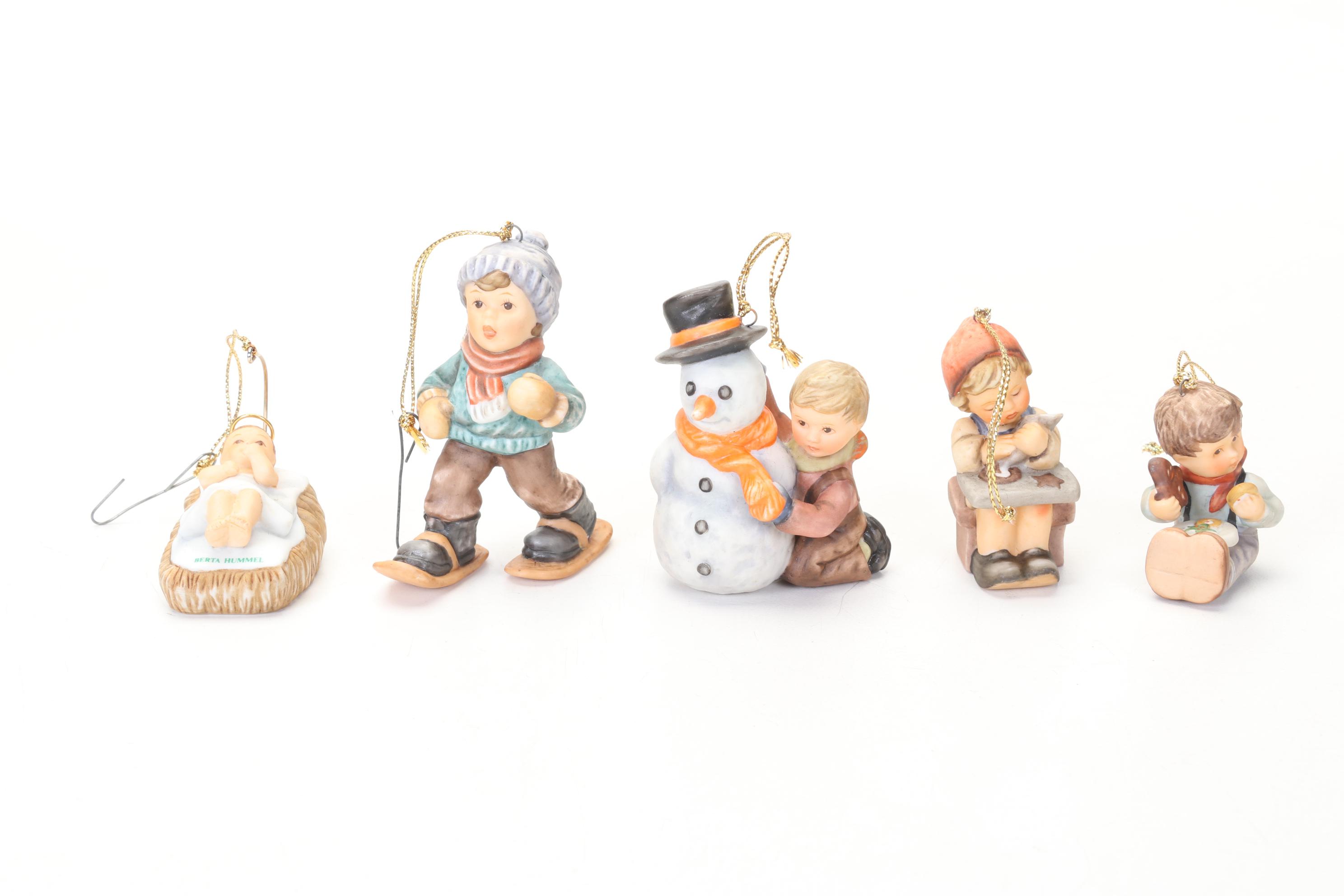 Berta Hummel Porcelain Chistmas Ornament Collection