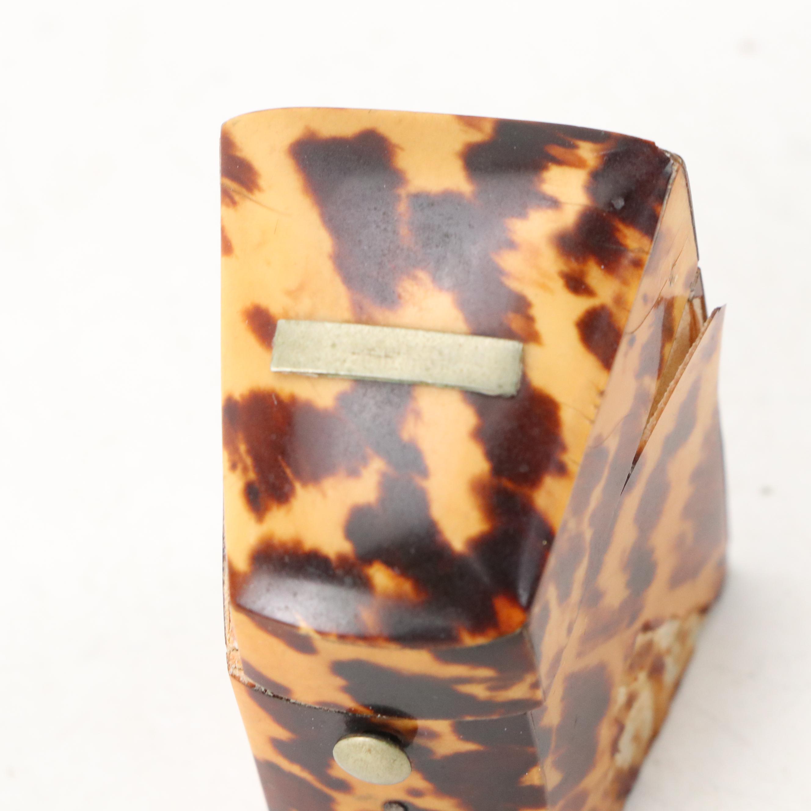 Victorian Tortoise Shell-Veneered Miniature Boxes, 19th C