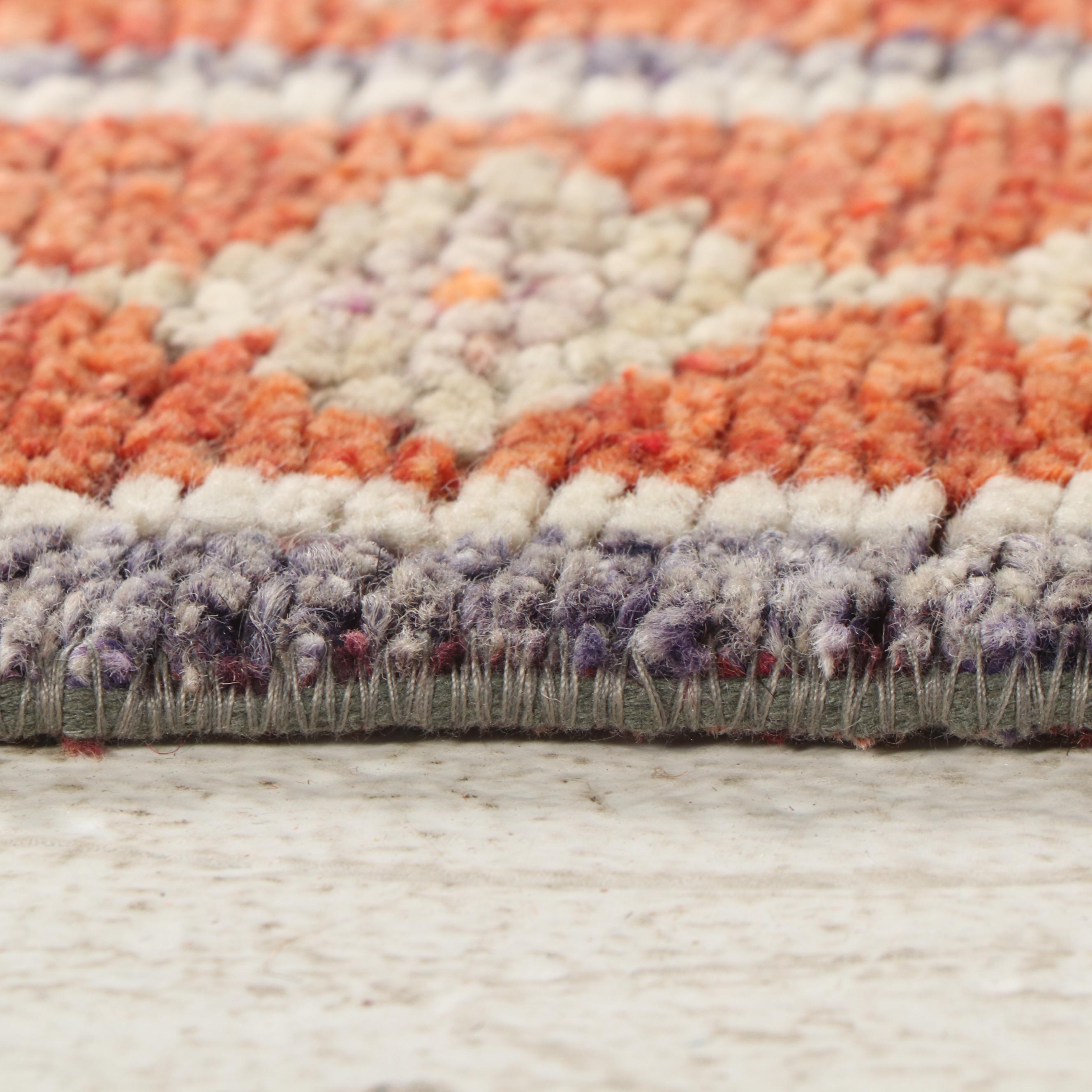 3'2 x 10'10 Hand-Knotted Turkish Villager Carpet Runner