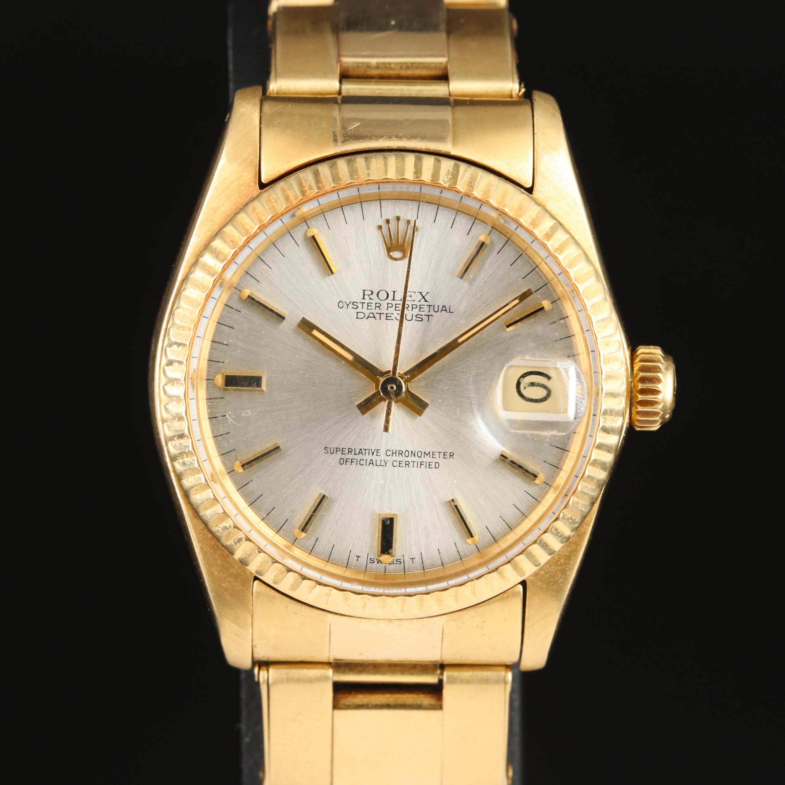 1979 Rolex 14K Datejust Watch