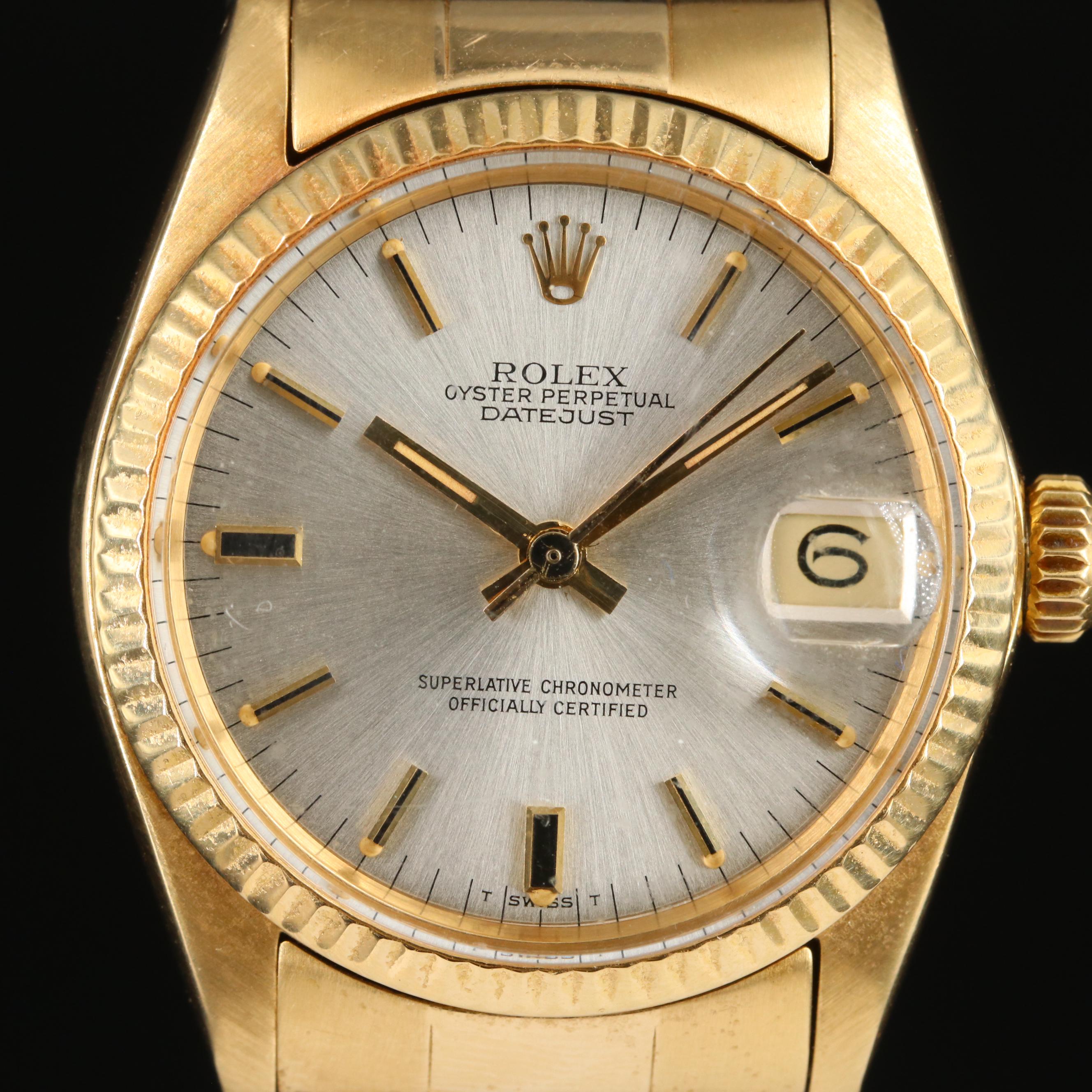1979 Rolex 14K Datejust Watch