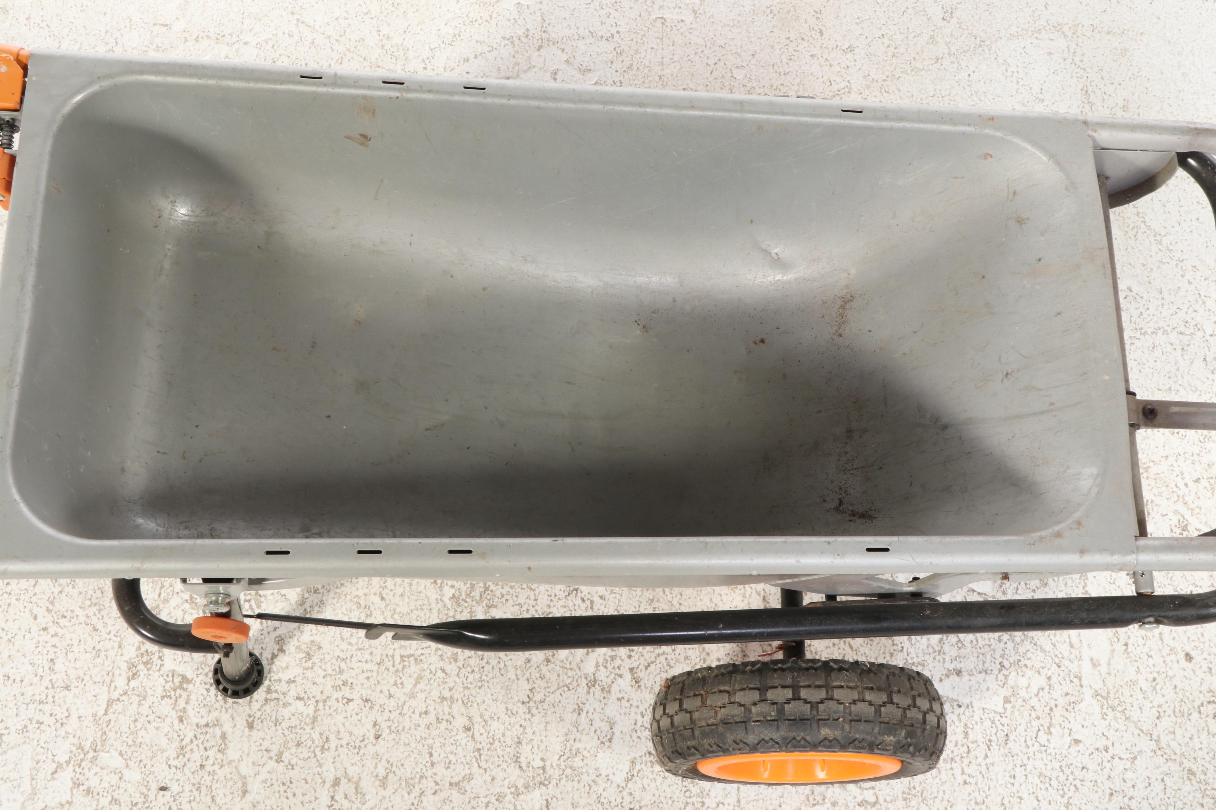 WORX Aerocart Yard Wheelbarrow With Stand