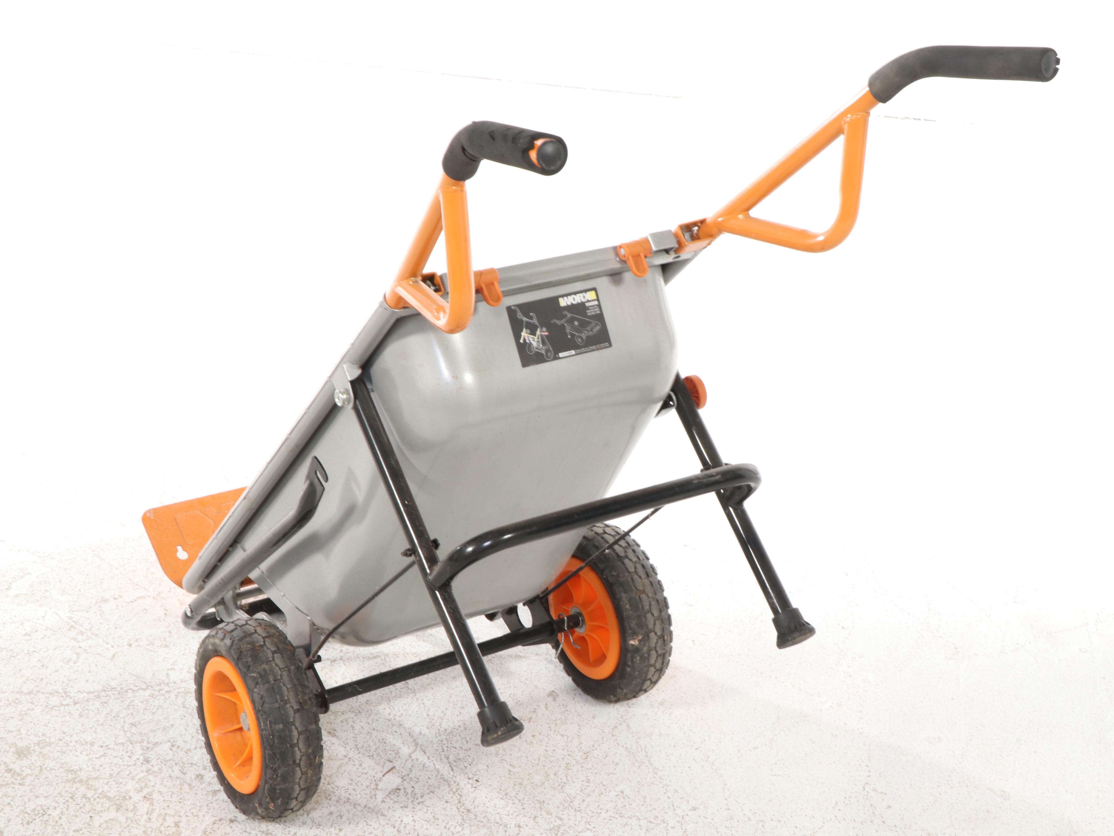 WORX Aerocart Yard Wheelbarrow With Stand