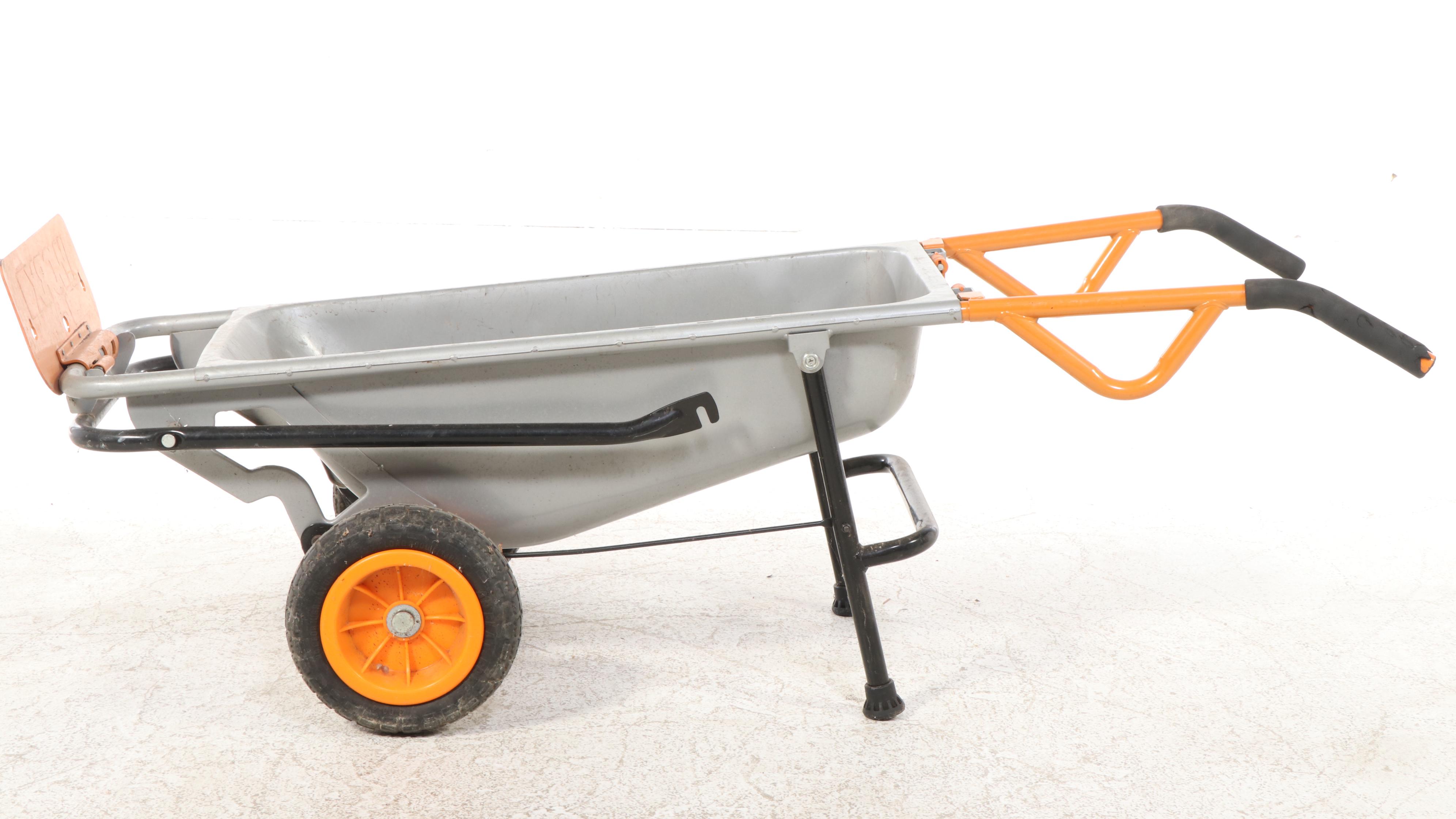 WORX Aerocart Yard Wheelbarrow With Stand