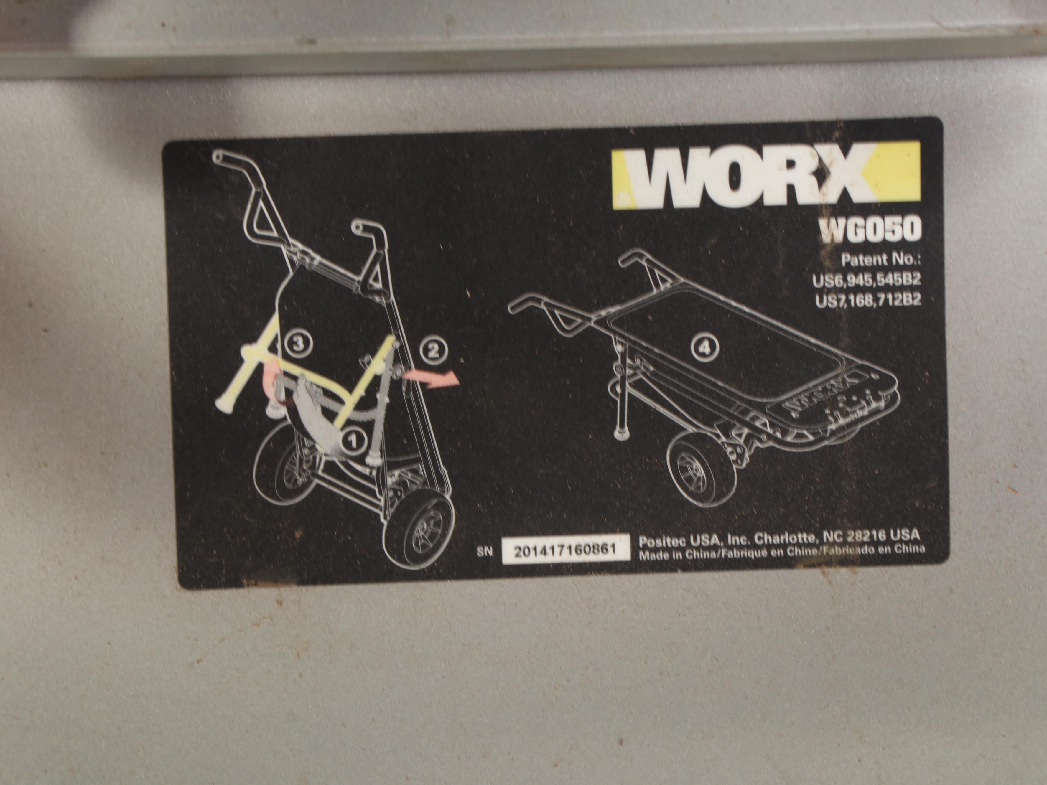 WORX Aerocart Yard Wheelbarrow With Stand