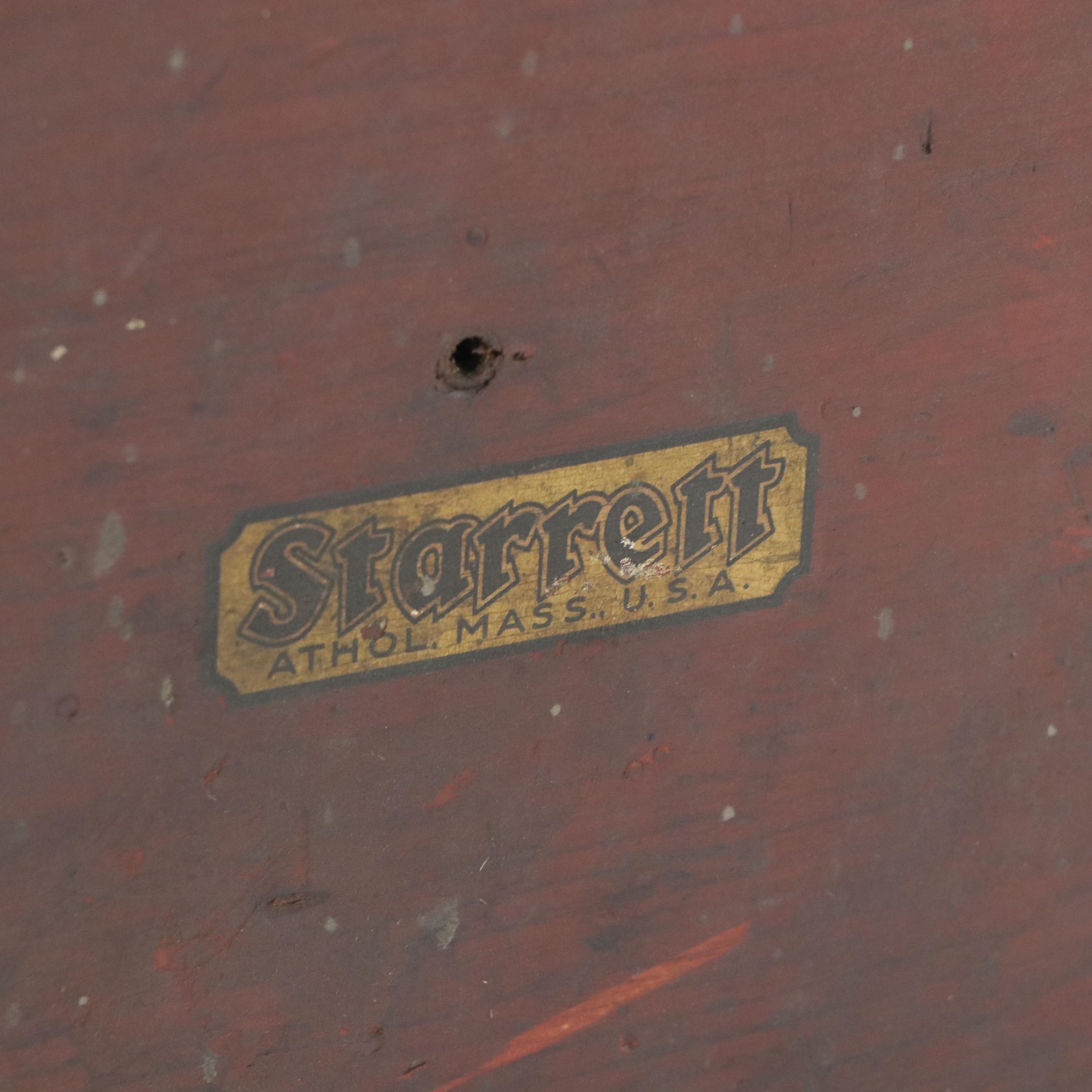 L. S. Starrett Co. Metal Surveyor Transit with Milano Metal Drafting Tools