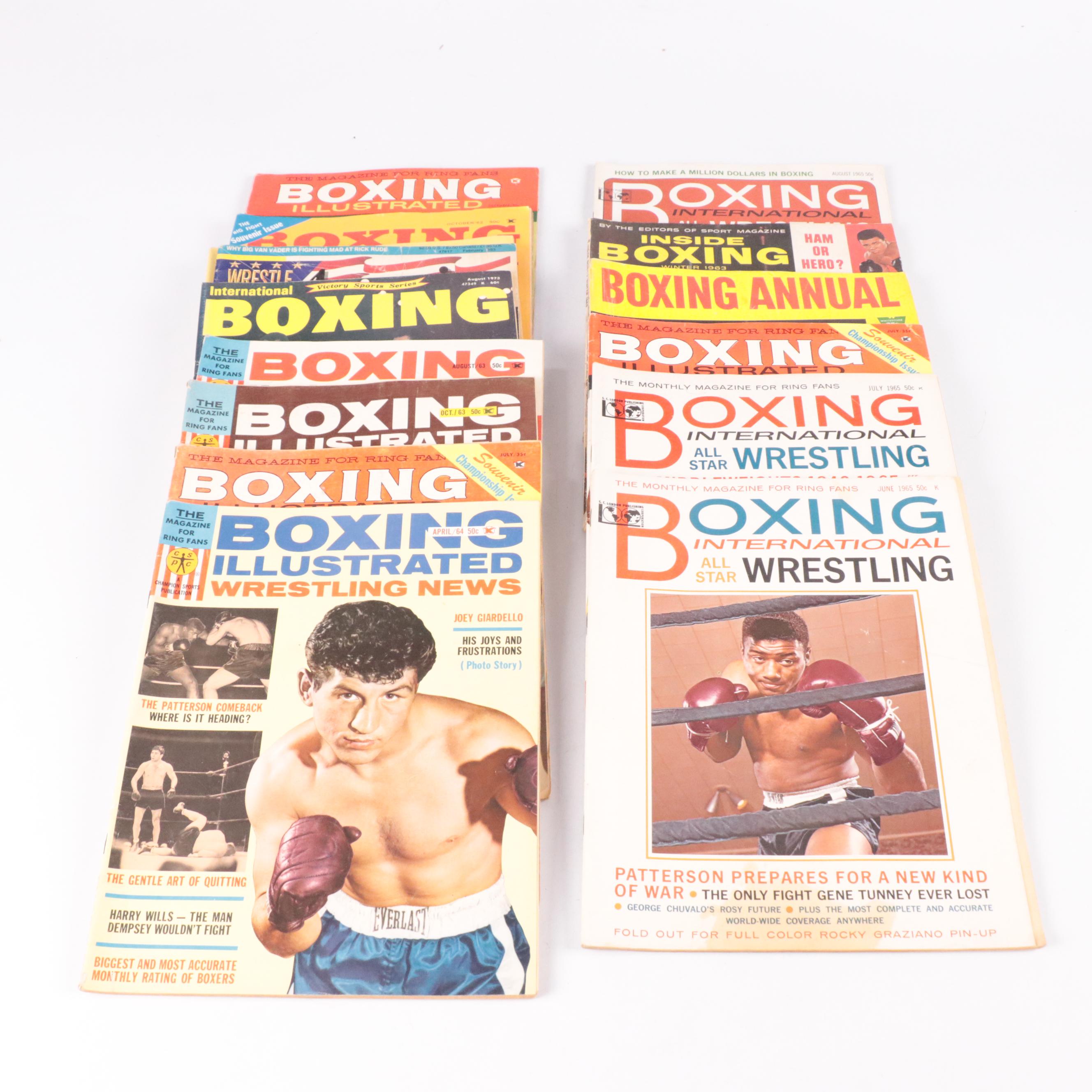 "Boxing Illustrated", "Wrestle America", and More Boxing Magazines