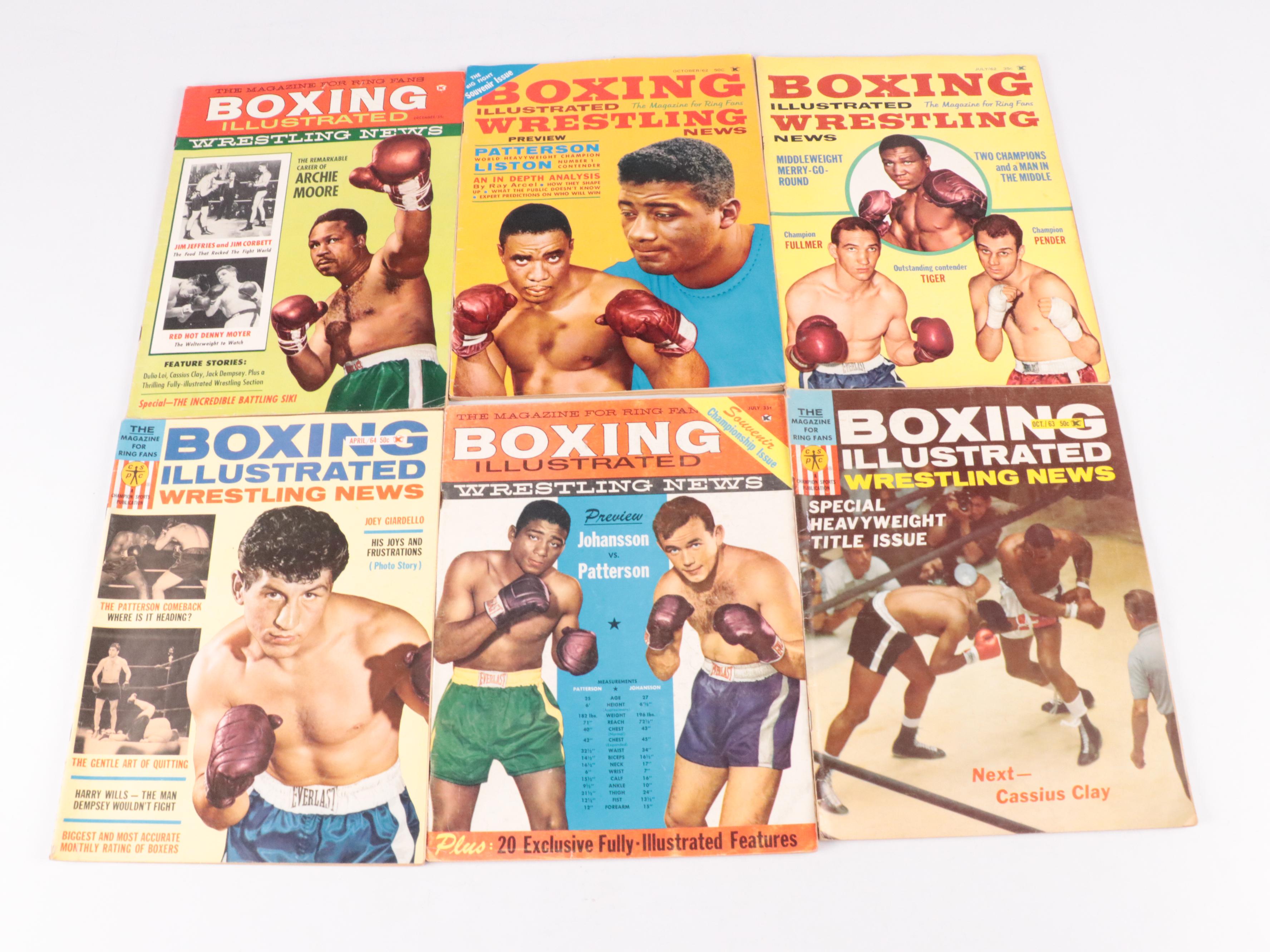 "Boxing Illustrated", "Wrestle America", and More Boxing Magazines