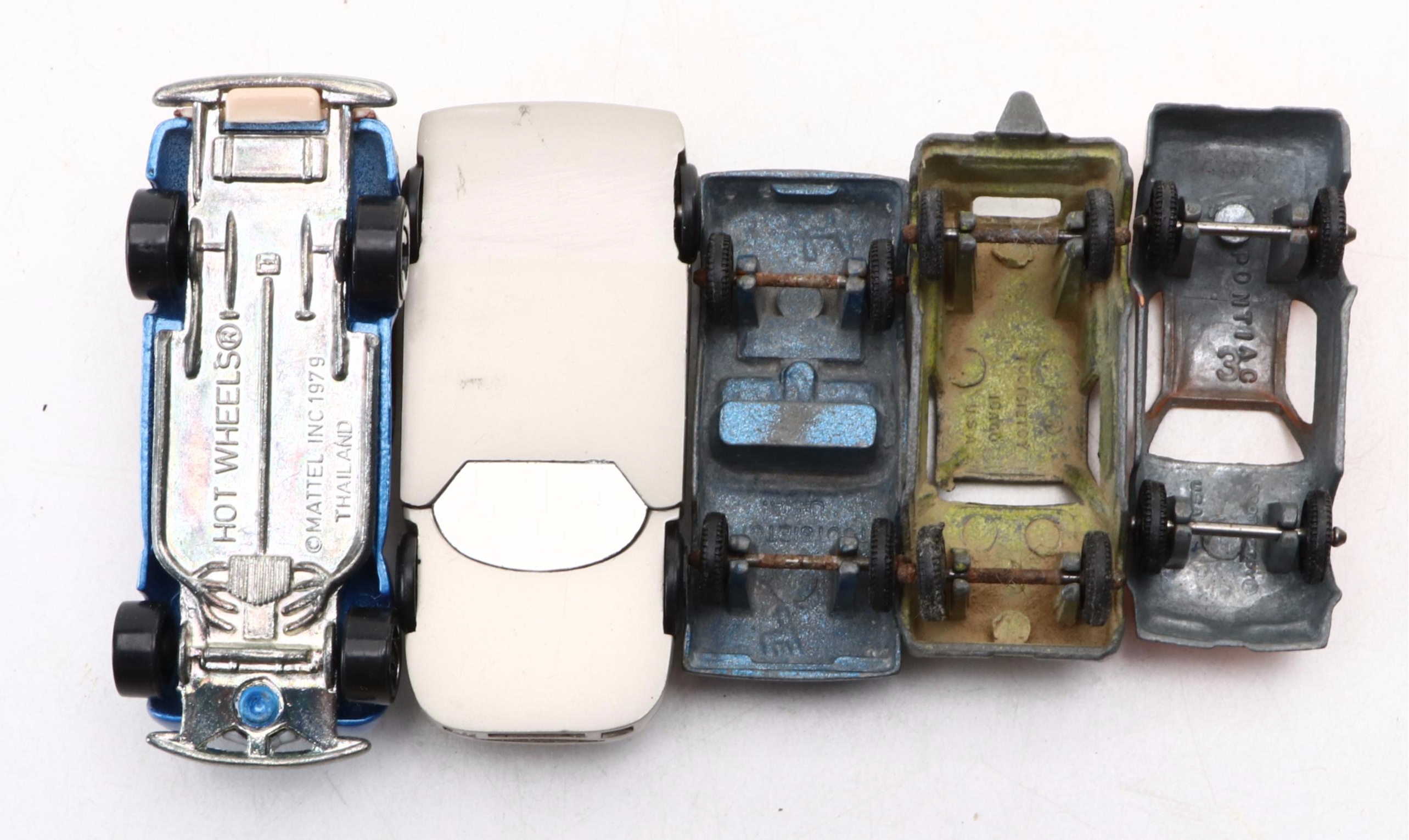 TootsieToy "Pontiac" with Other Toy Cars, Figures, Stones and More