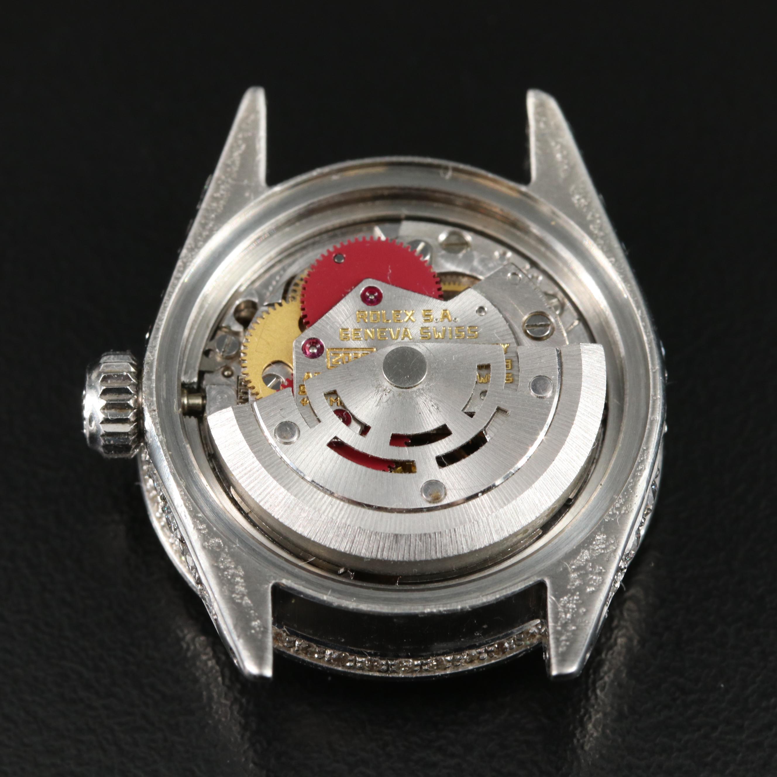 1982 Rolex Custom 1.68 CTW Diamond Dial and Case Datejust Watch