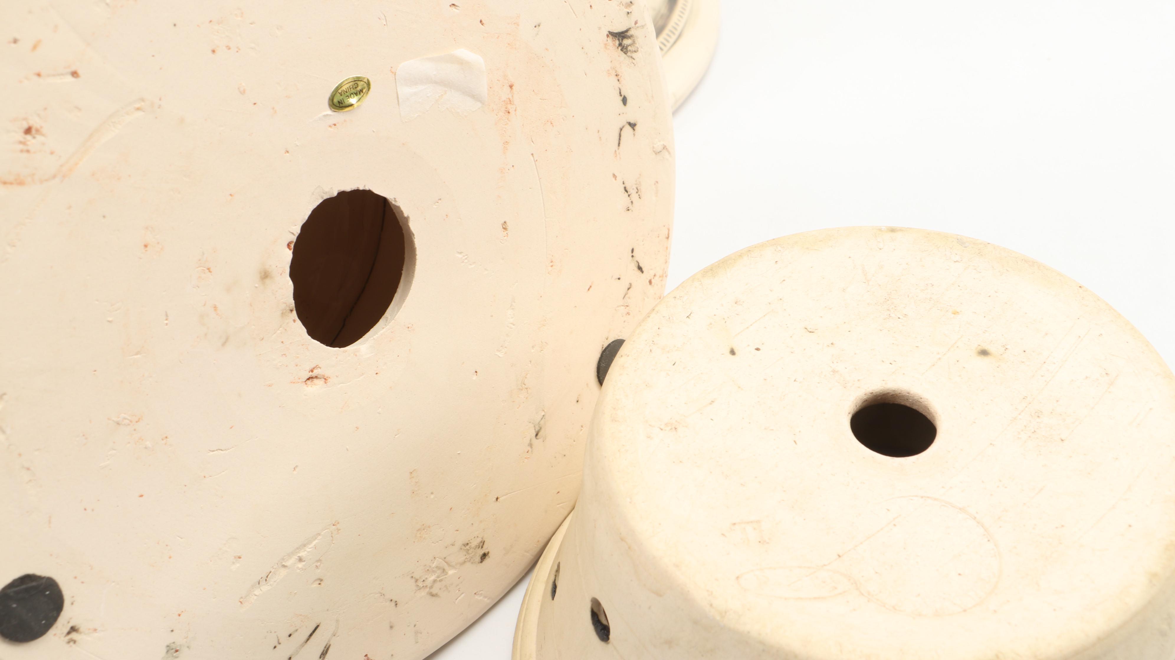 G. Wolff & Co. Pottery Matte Glaze Ceramic Plant Stands and Planters