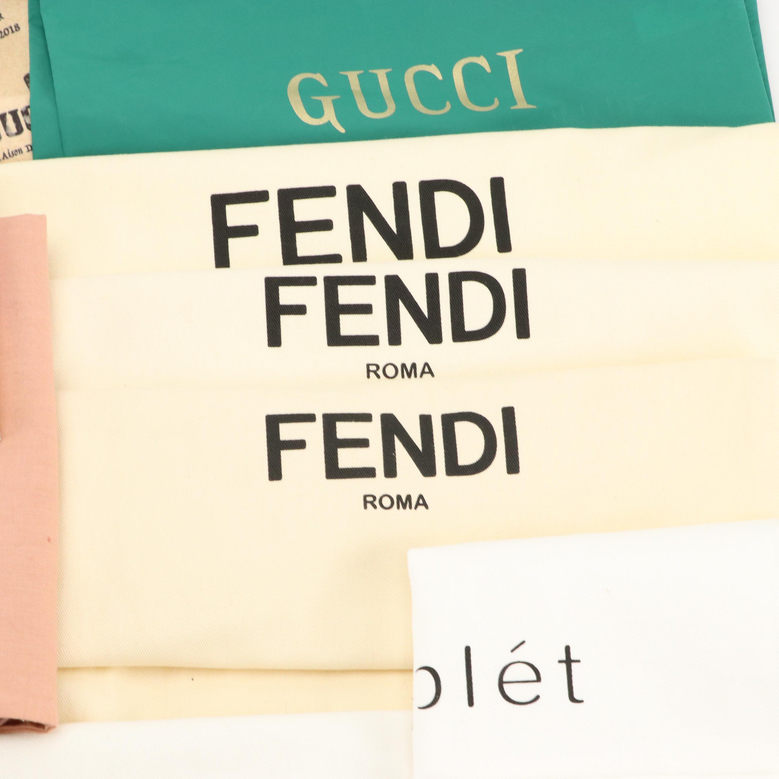 Assorted Designer Dust Bags with The Sharper Image Mini Memory Foam Pillow