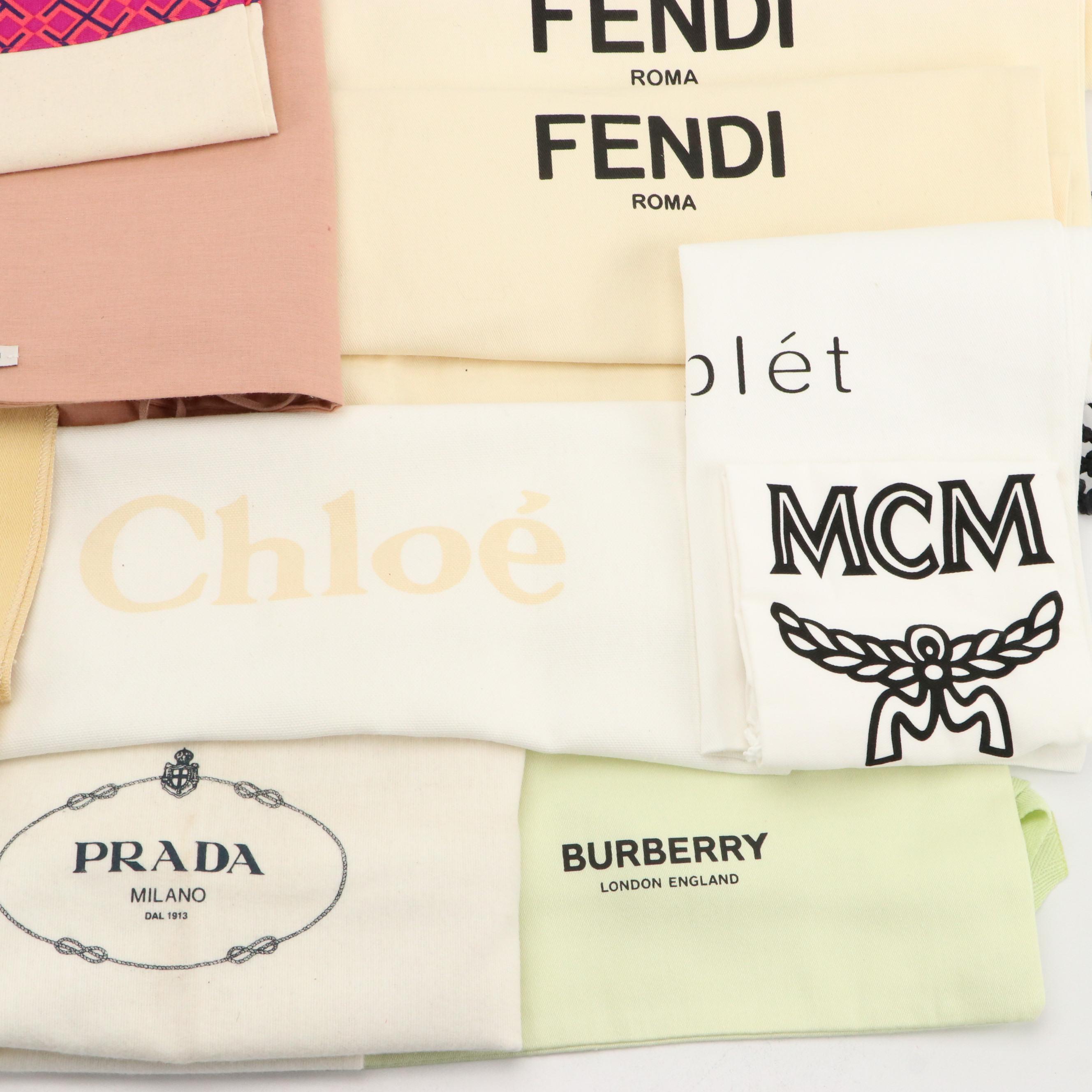 Assorted Designer Dust Bags with The Sharper Image Mini Memory Foam Pillow