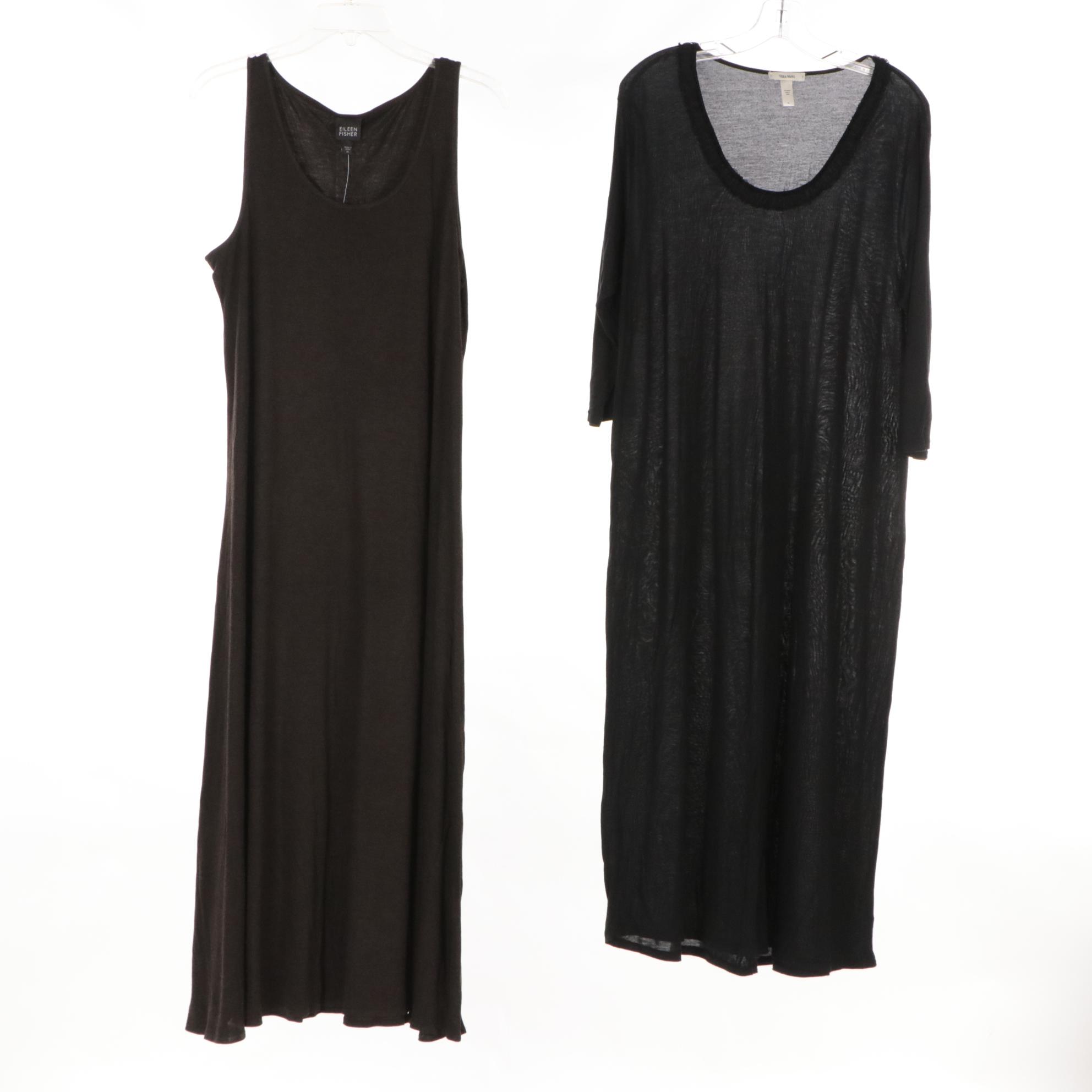 Assorted Casual Dresses Including Vera Wang, Eileen Fisher, Ralph Lauren, & More