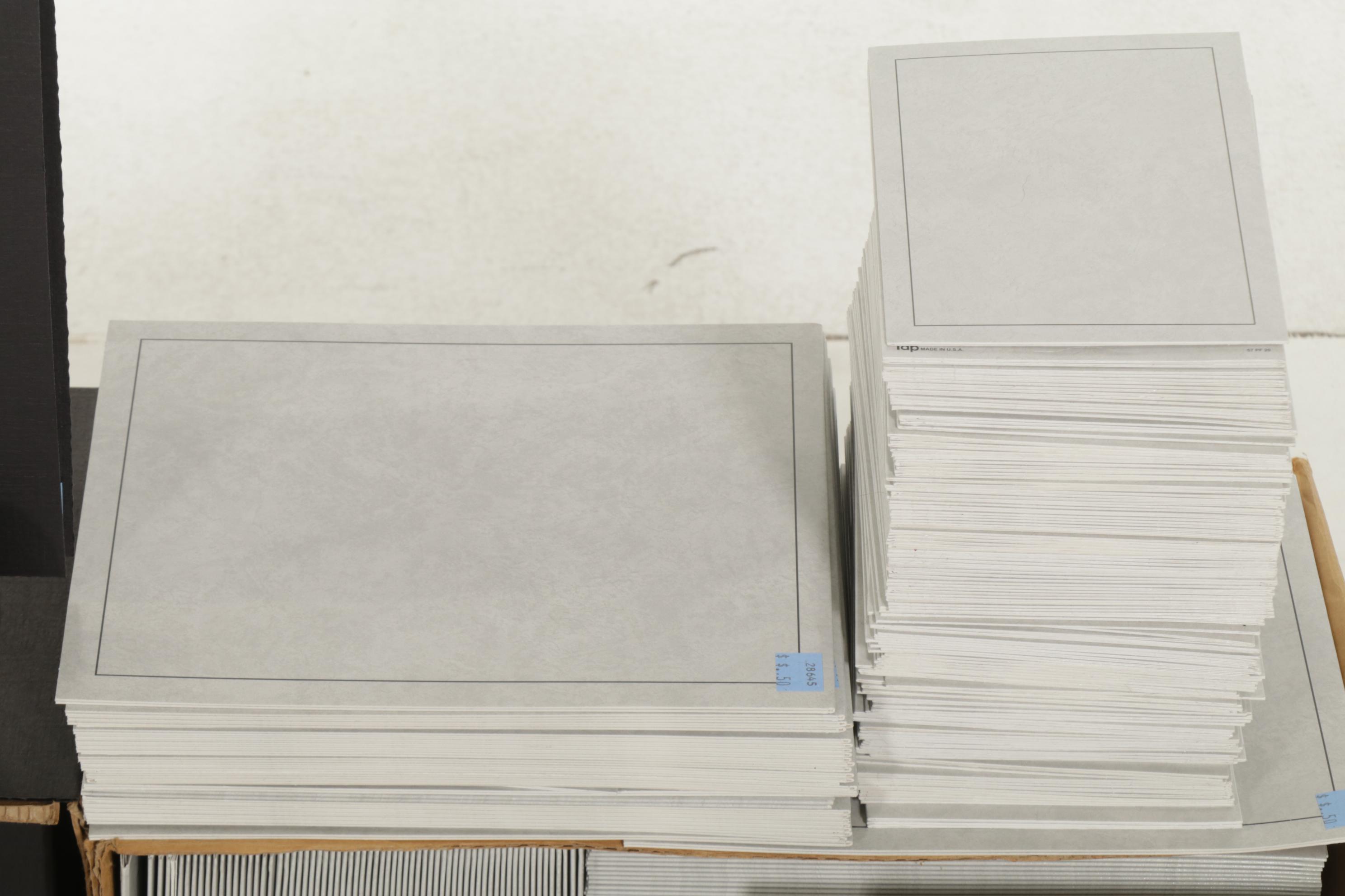 Large Group of Cardboard Presentation Sleeves for Photographs