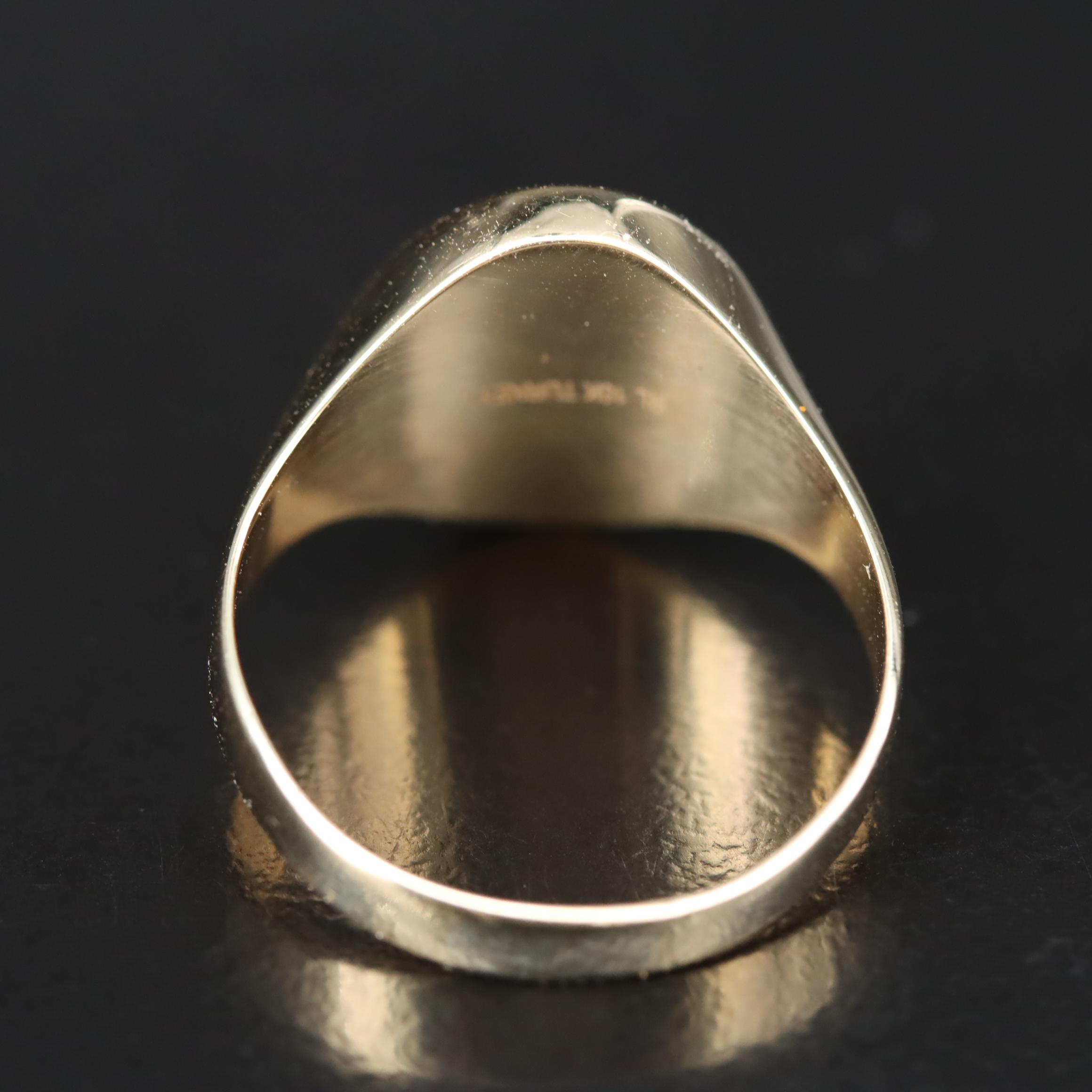 10K Signet Ring