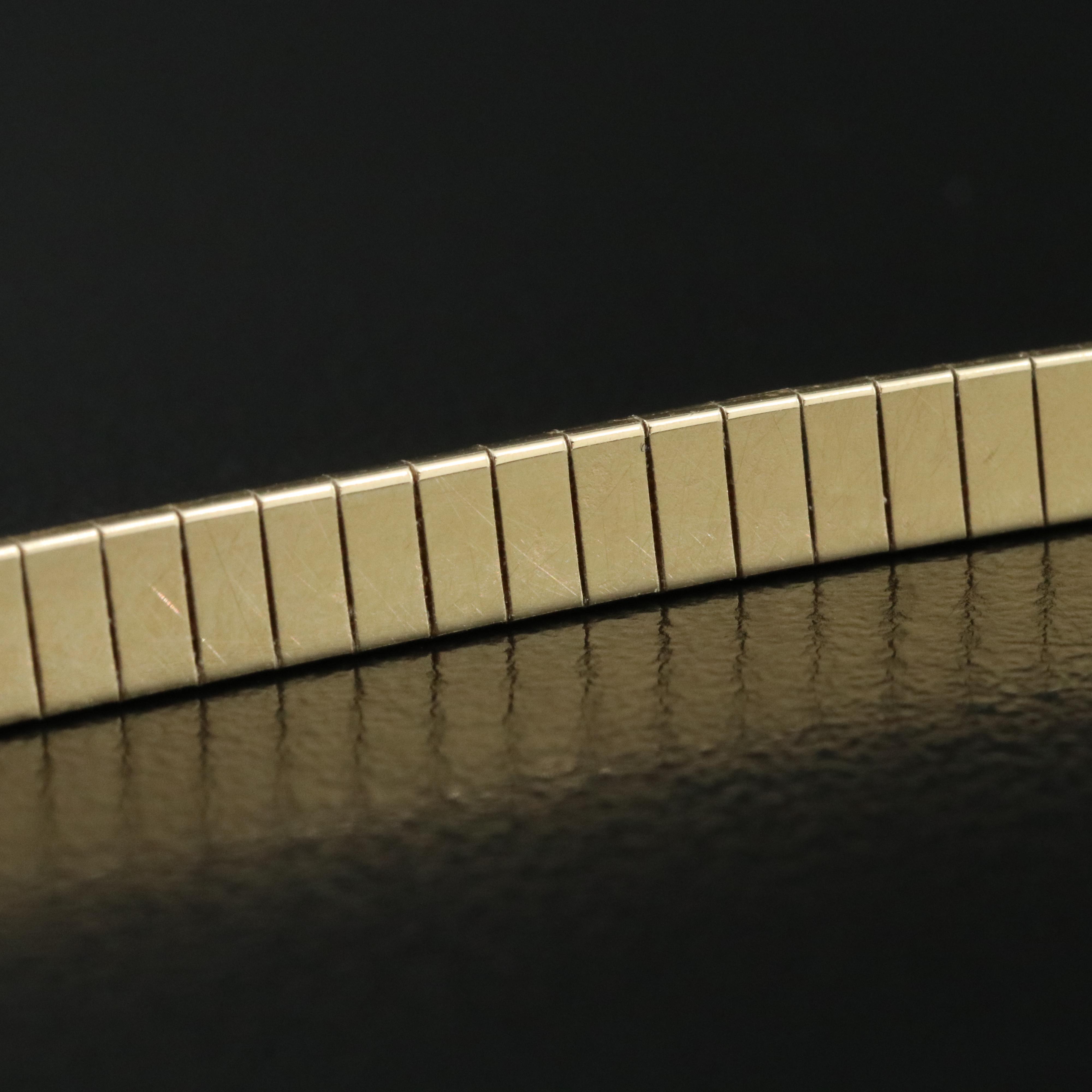 Italian 14K Omega Bracelet