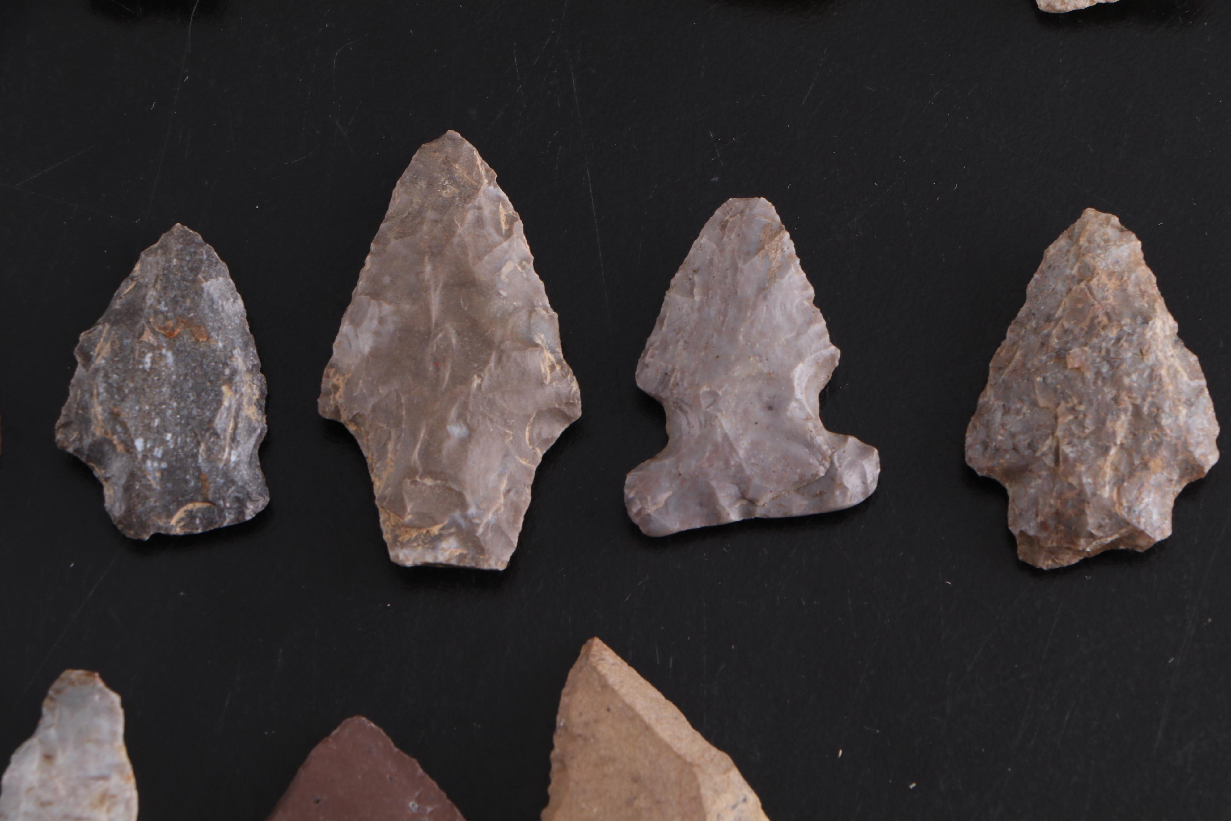 Knapped Stone Projectile Points and Arrowheads