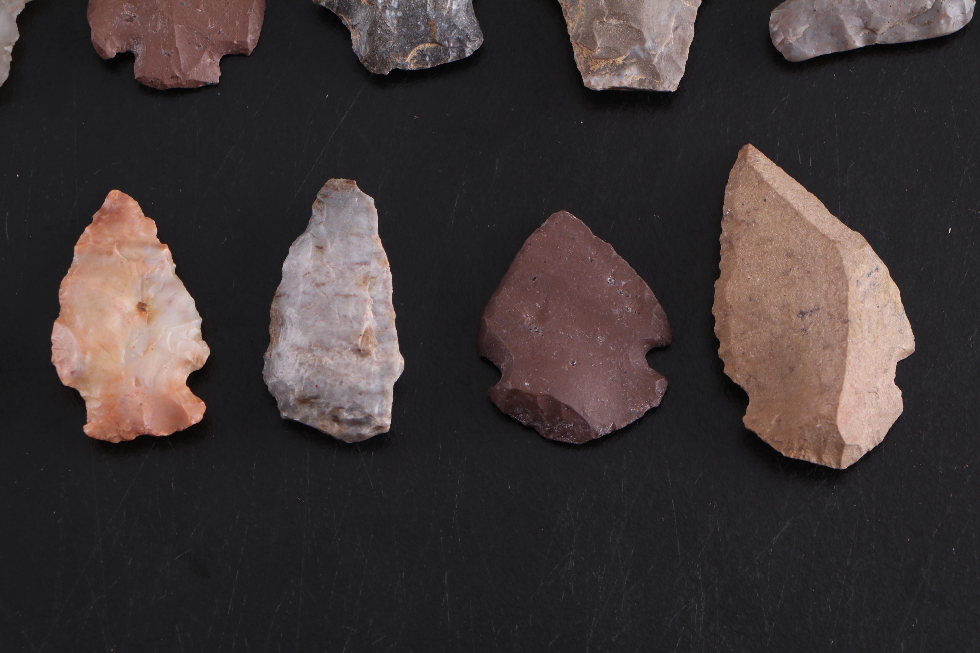 Knapped Stone Projectile Points and Arrowheads