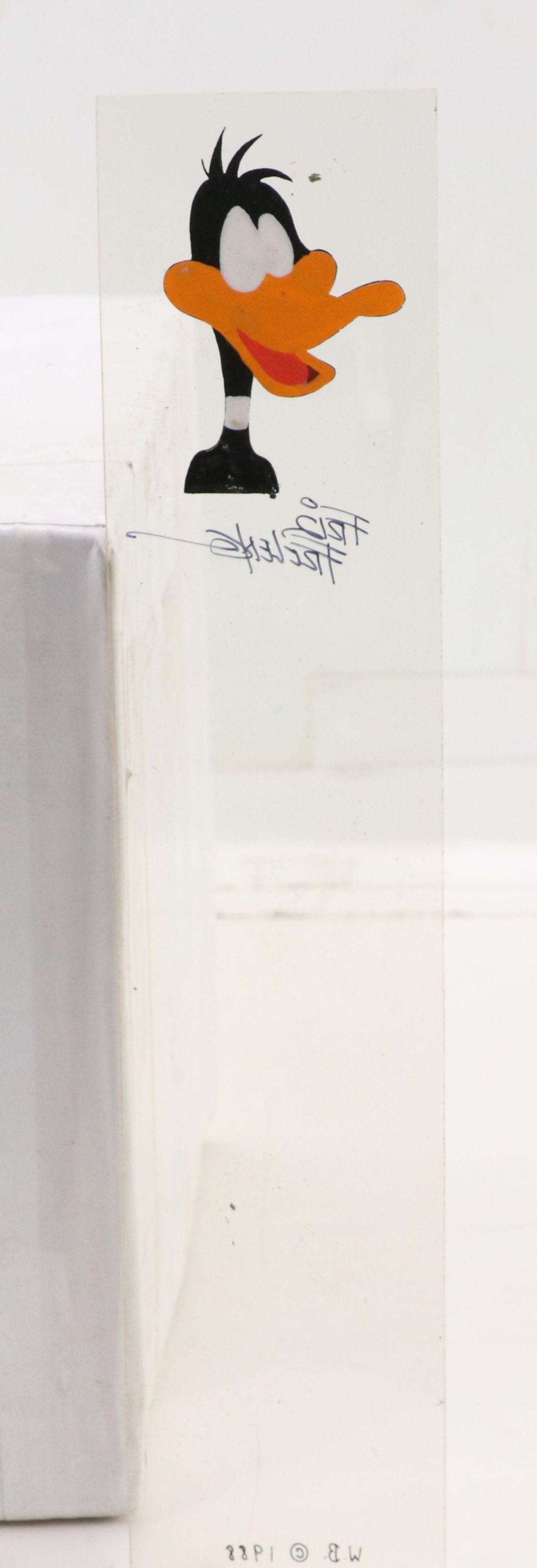 Fritz Freleng Painting on Acrylic of Daffy Duck