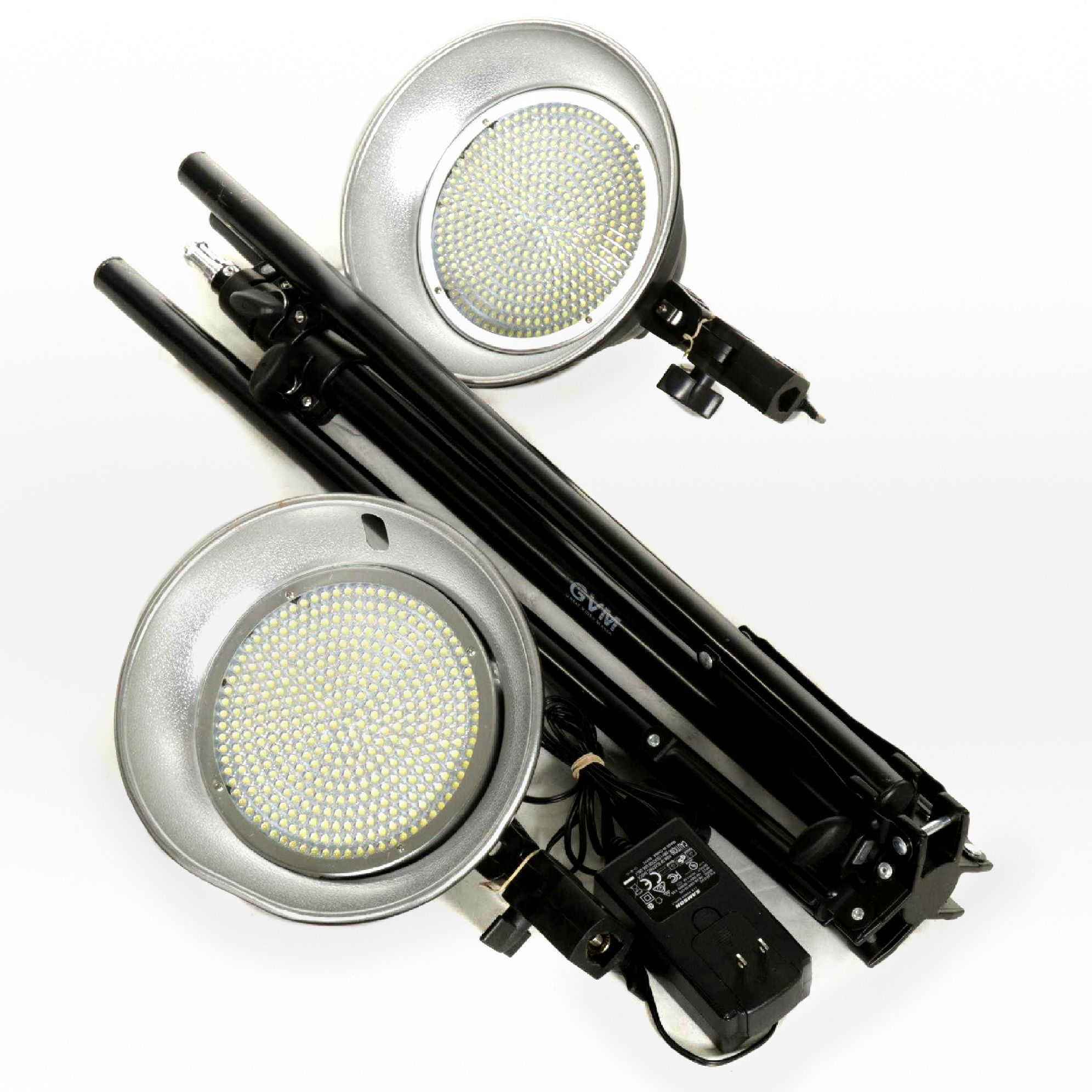Pair of Promaster VL-380 Lights with One Lightstand