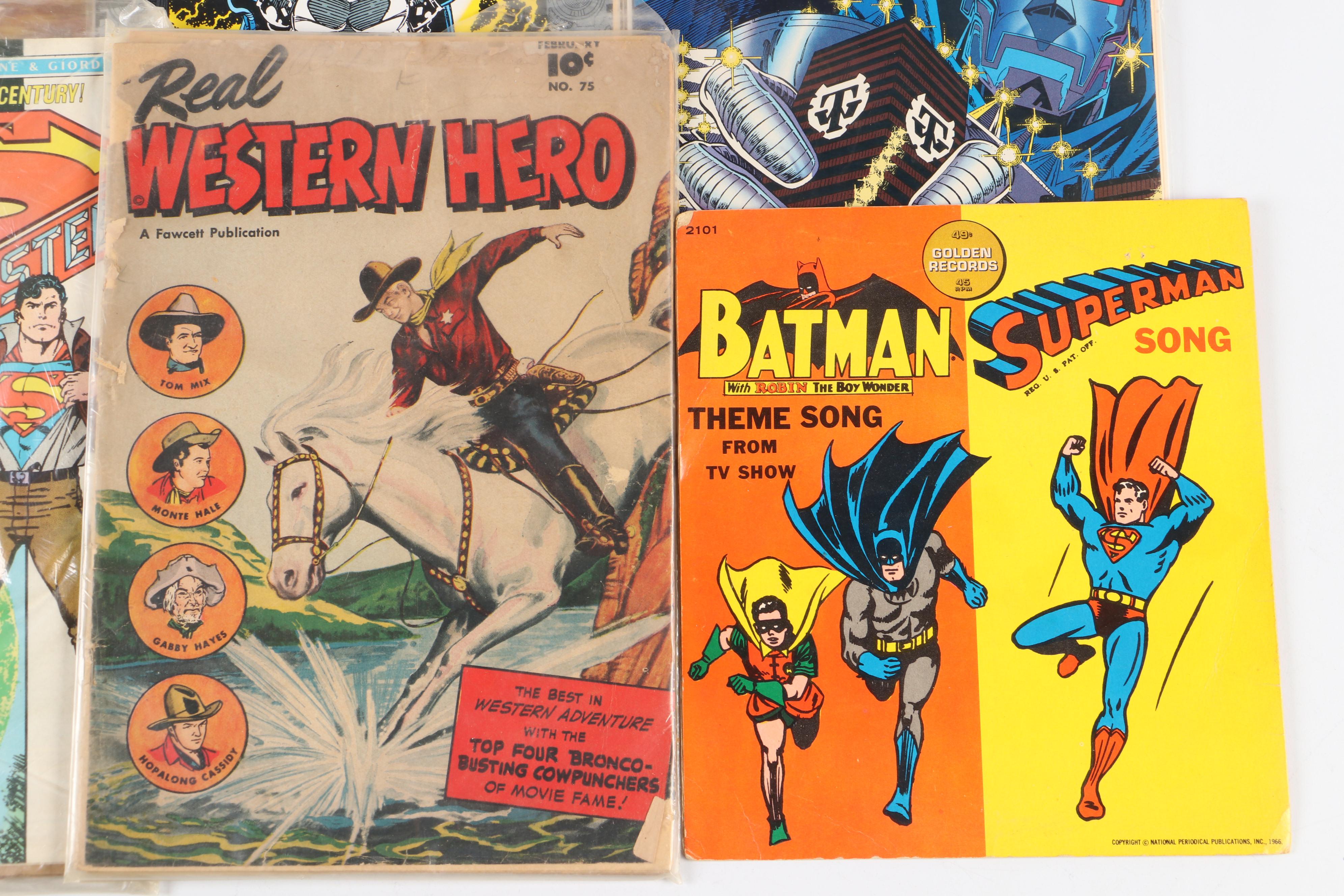 Golden-Modern Age Comic Books Featuring "Superman", "Captain America", and More
