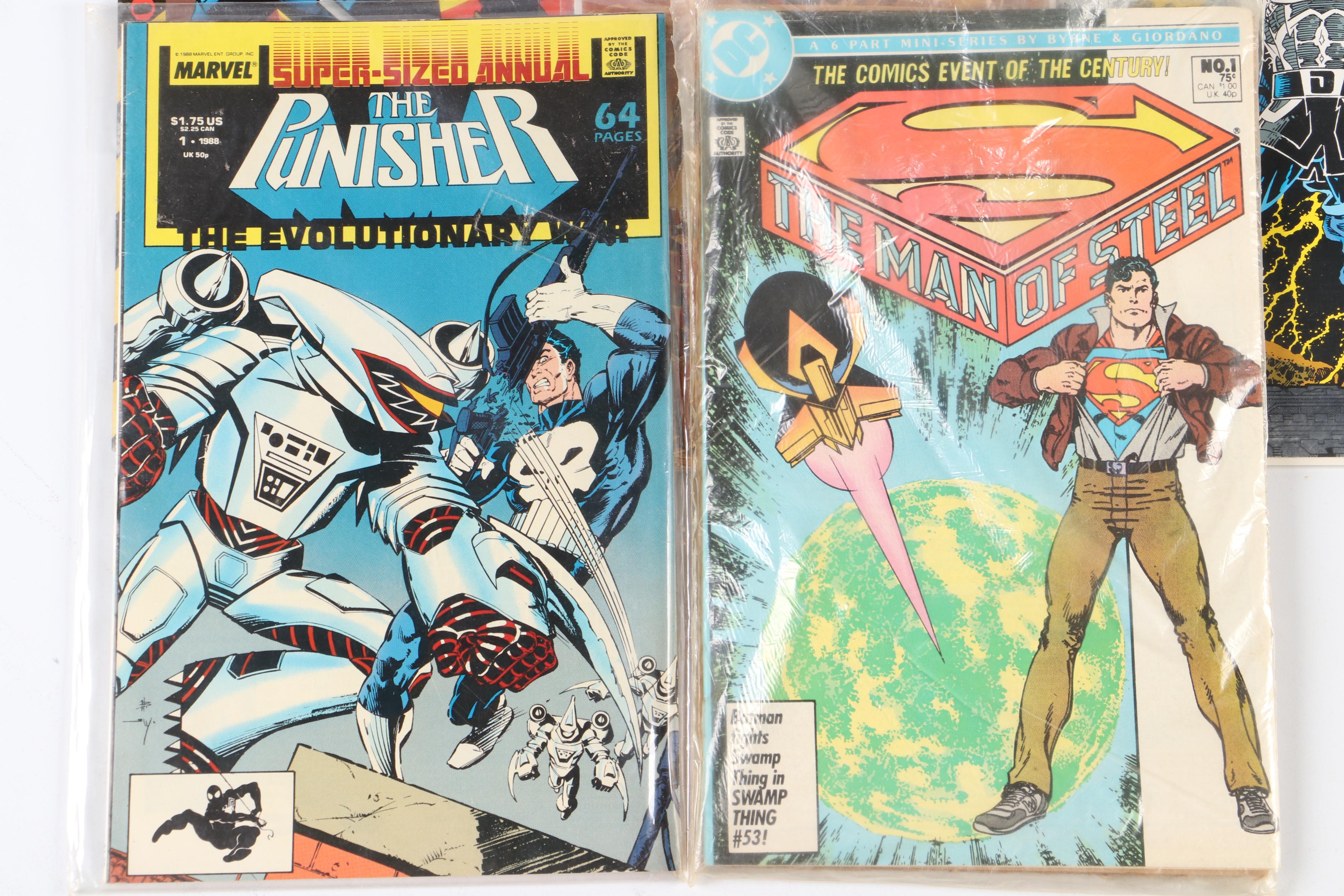 Golden-Modern Age Comic Books Featuring "Superman", "Captain America", and More