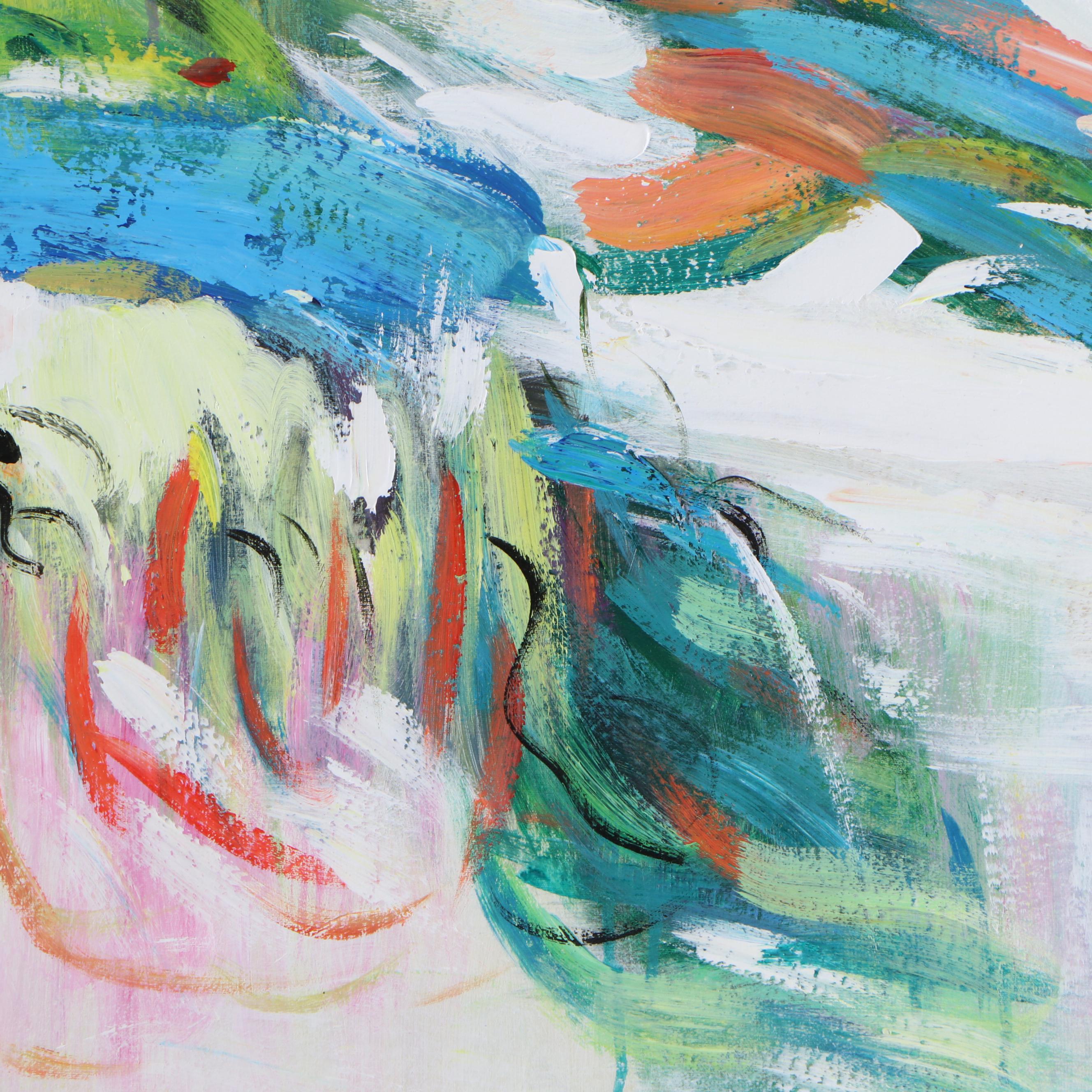 Zheng Abstract Oil Painting, 21st Century