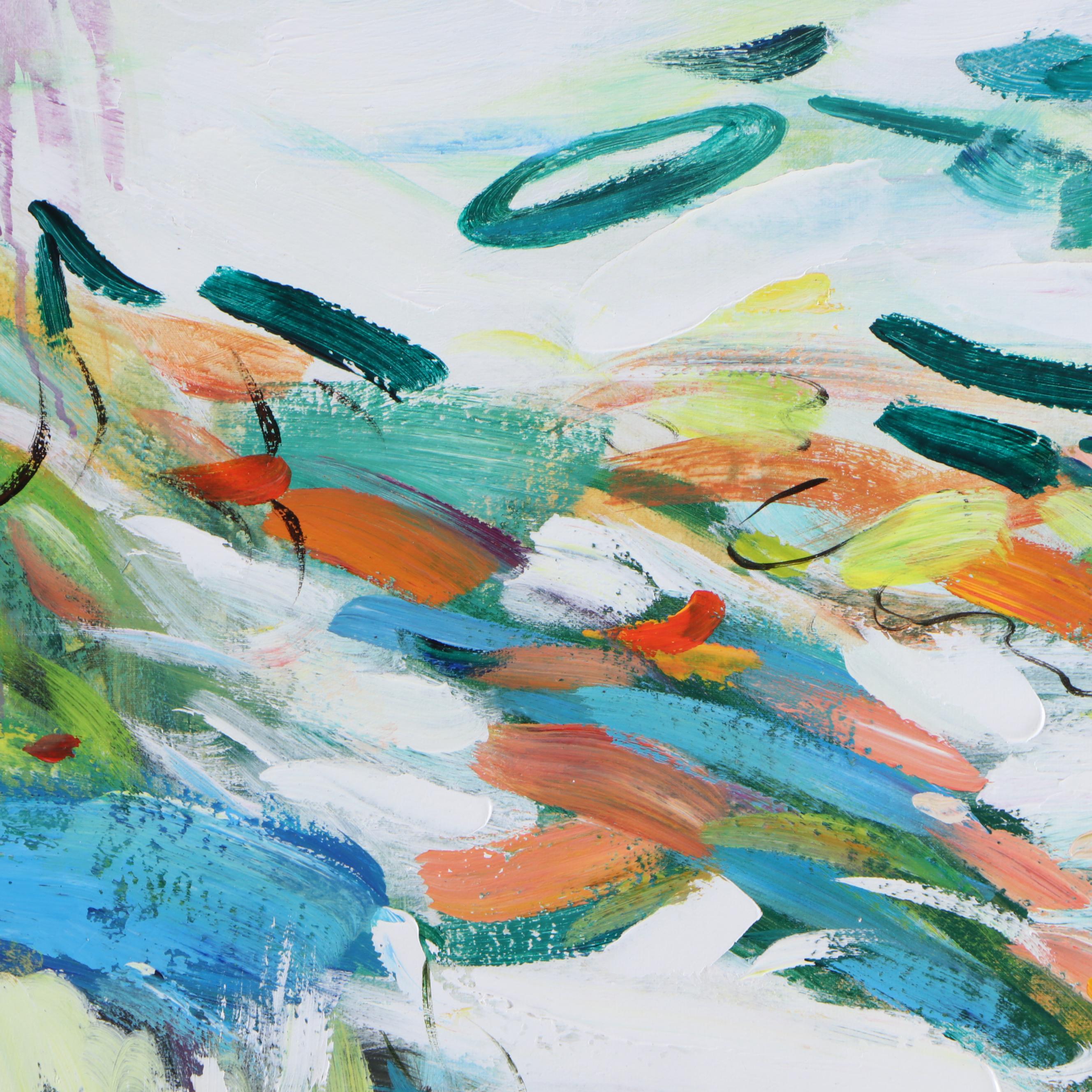 Zheng Abstract Oil Painting, 21st Century