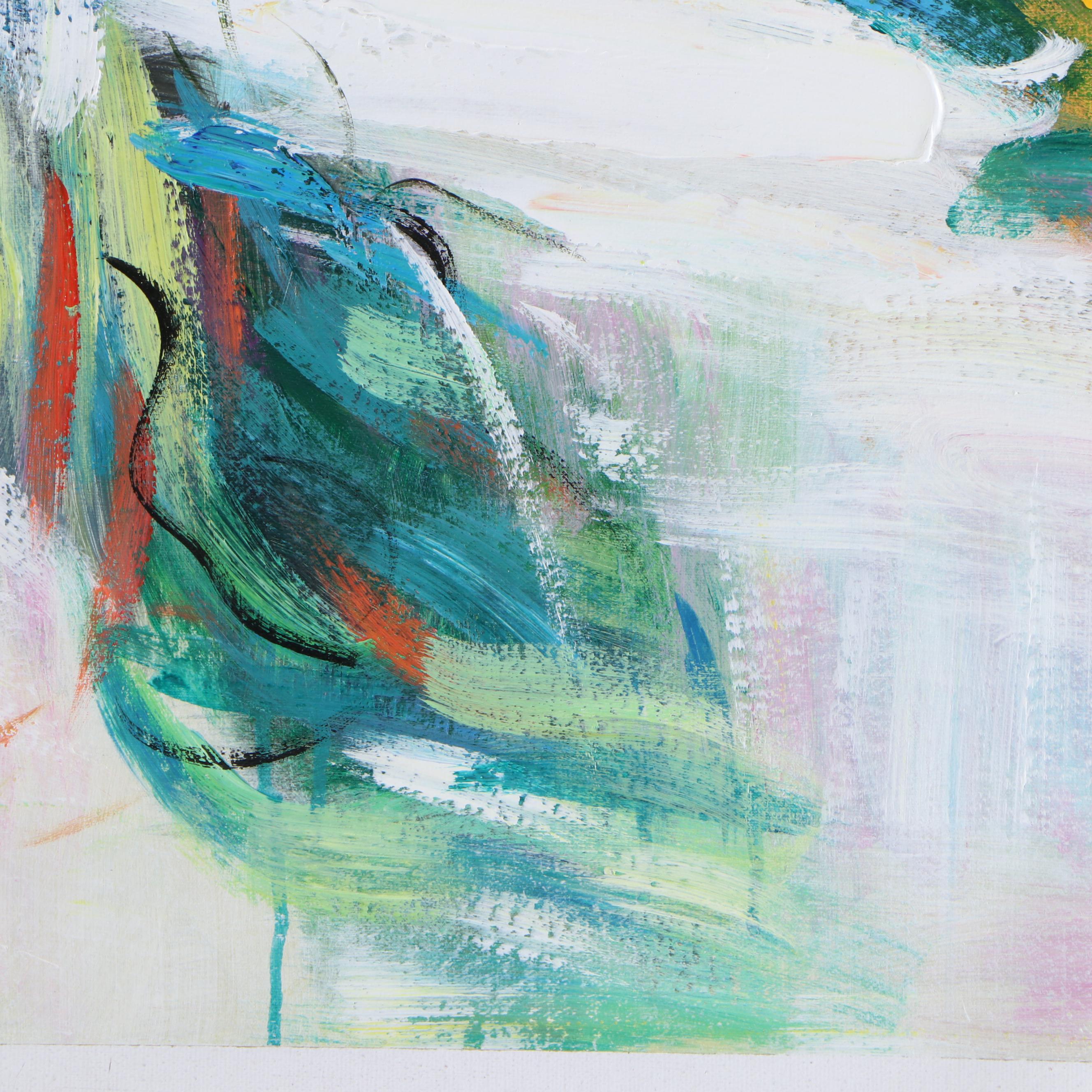 Zheng Abstract Oil Painting, 21st Century