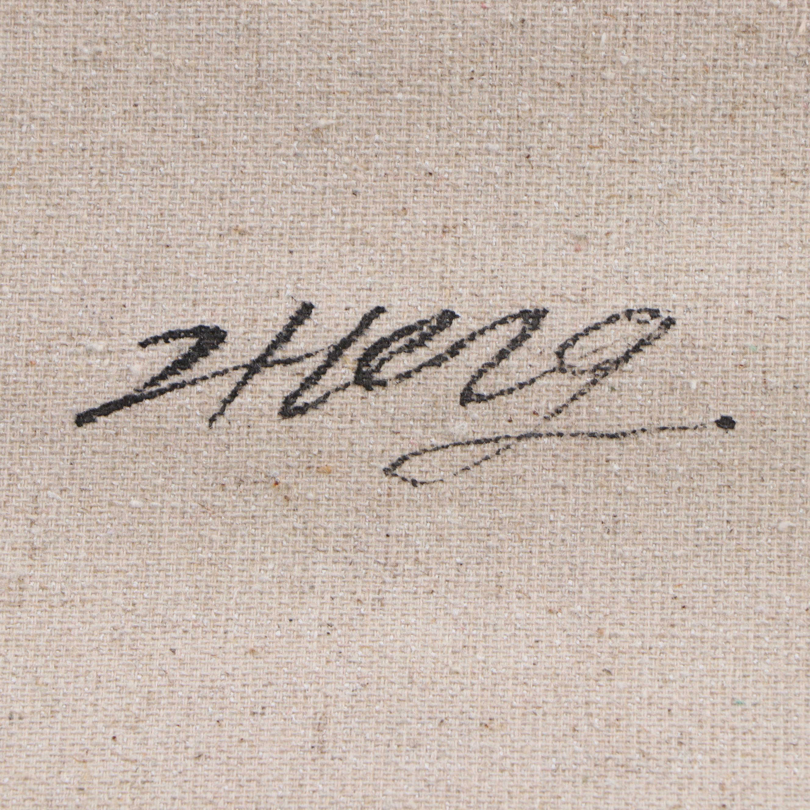 Zheng Abstract Oil Painting, 21st Century