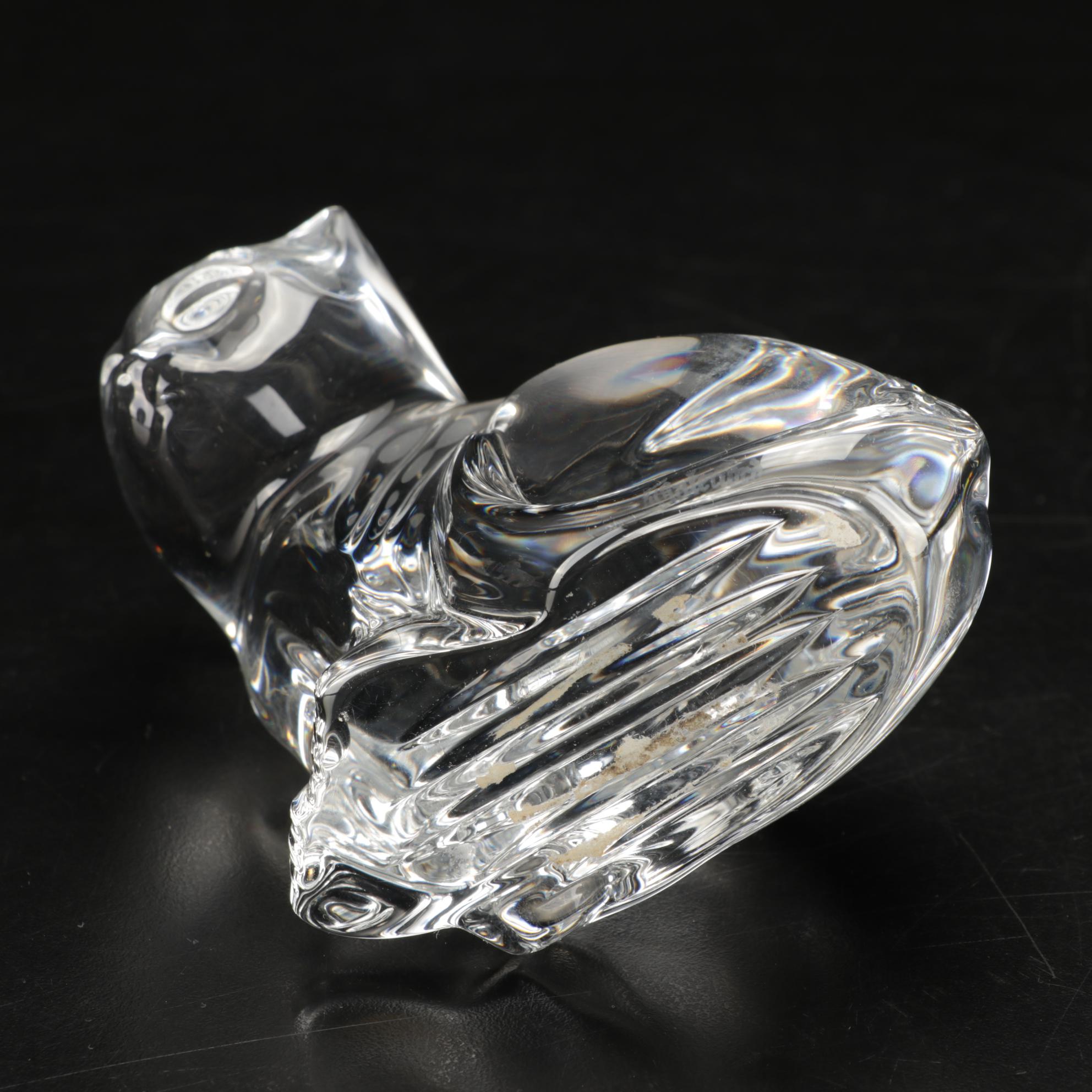 Waterford Crystal Cat Featured with Lenox and NAO by Lladró Cat Figurines