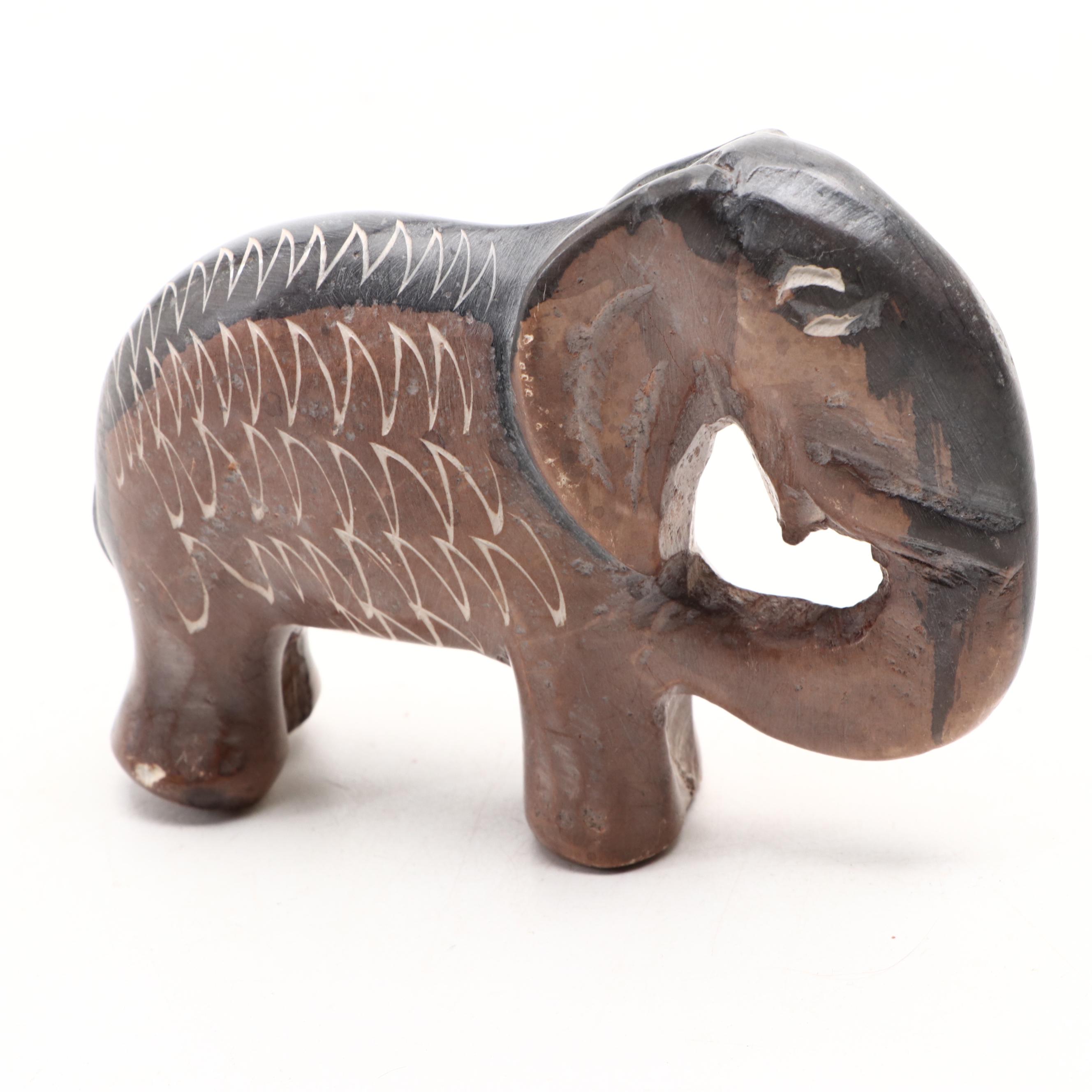 Banded Calcite Elephant, Obsidian Water Buffalo, Chinese Soapstone Dragon, More