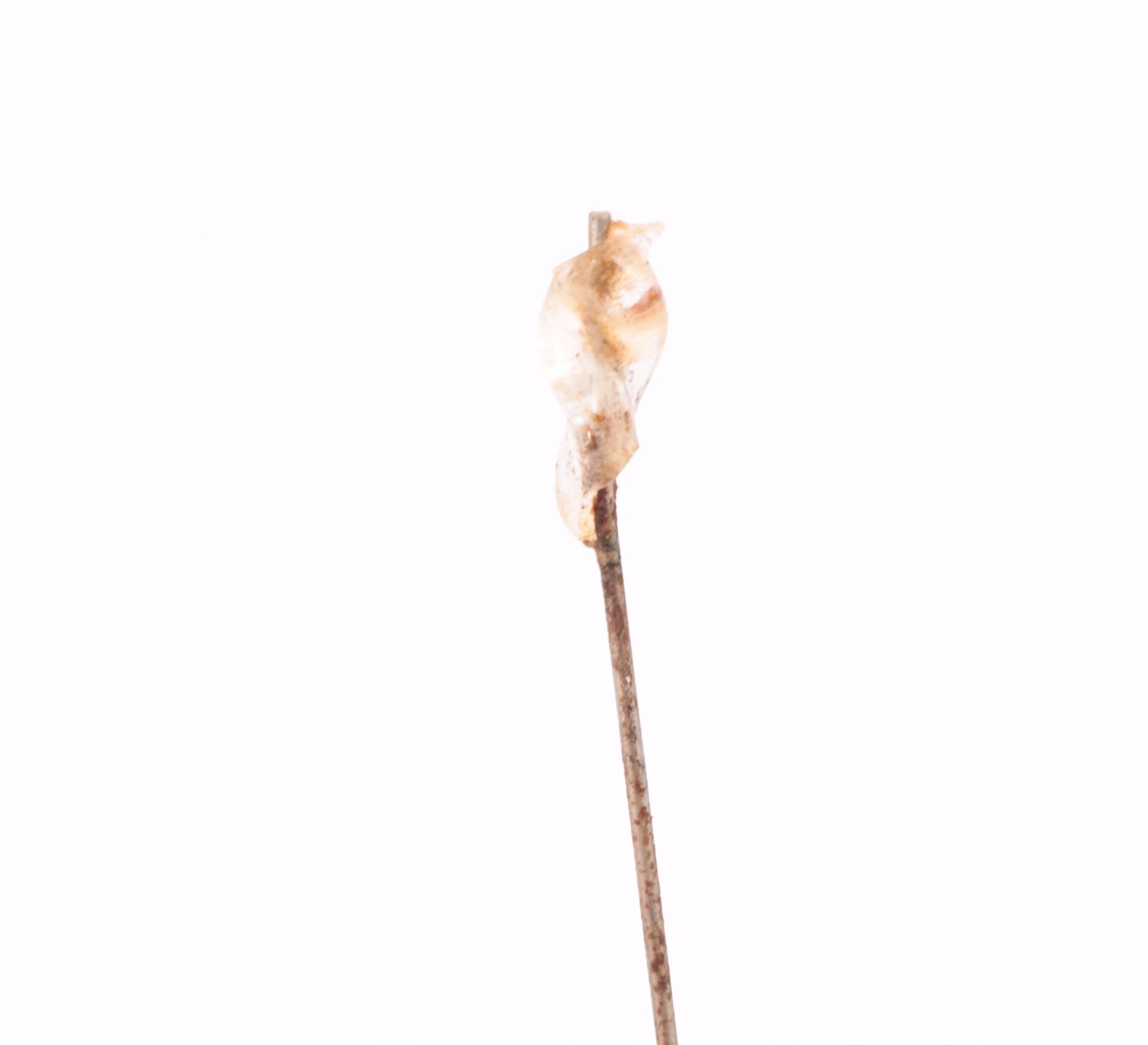 Metal Shoe Form Pincushion with Vintage Hat and Stick Pins, 20th Century