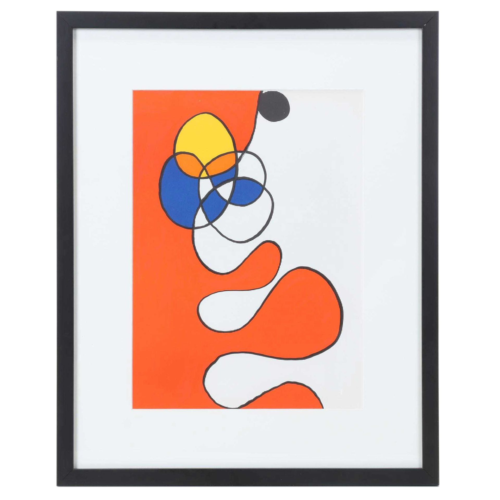 Alexander Calder Surreal Lithograph from Derrière le Miroir, 1968