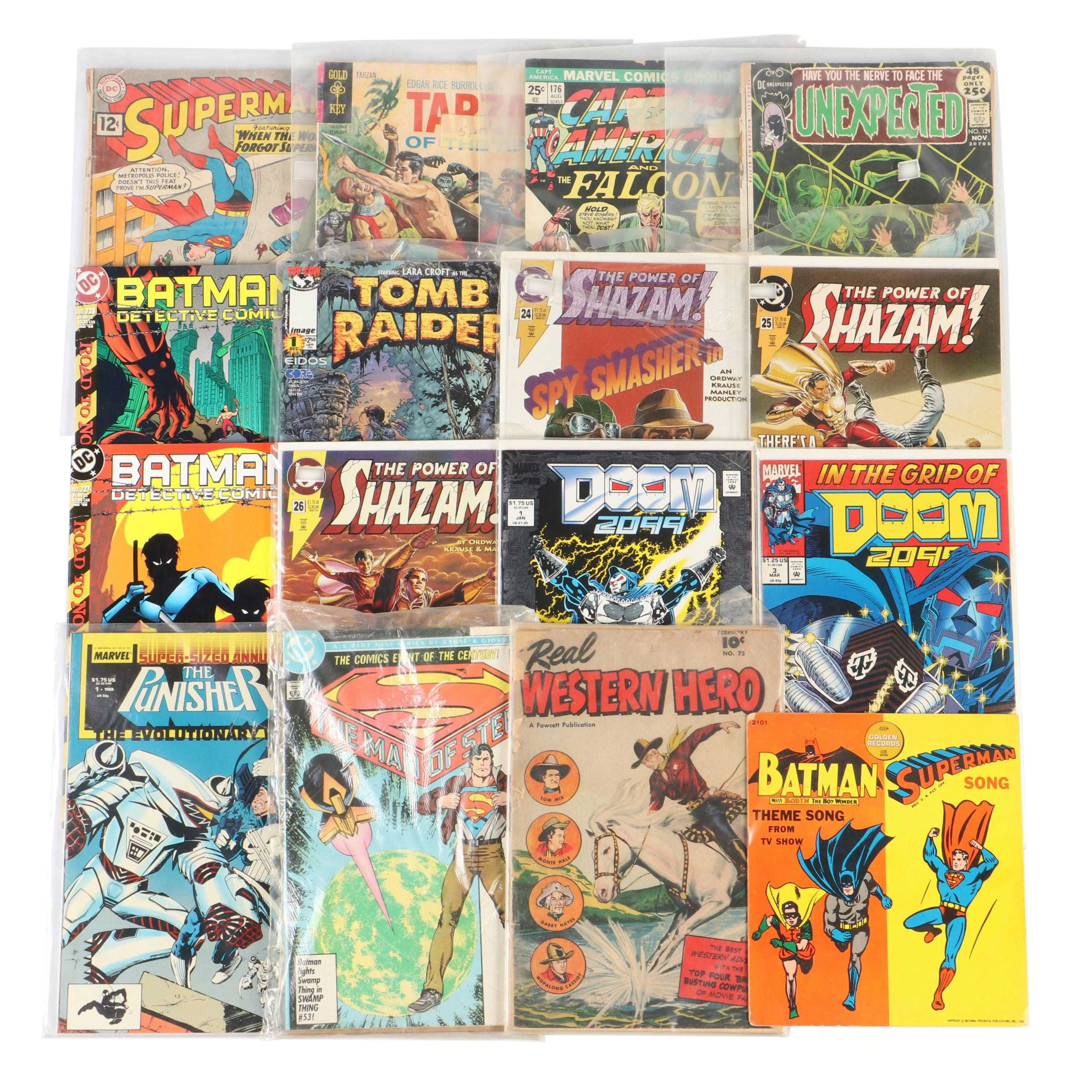 Golden-Modern Age Comic Books Featuring "Superman", "Captain America", and More