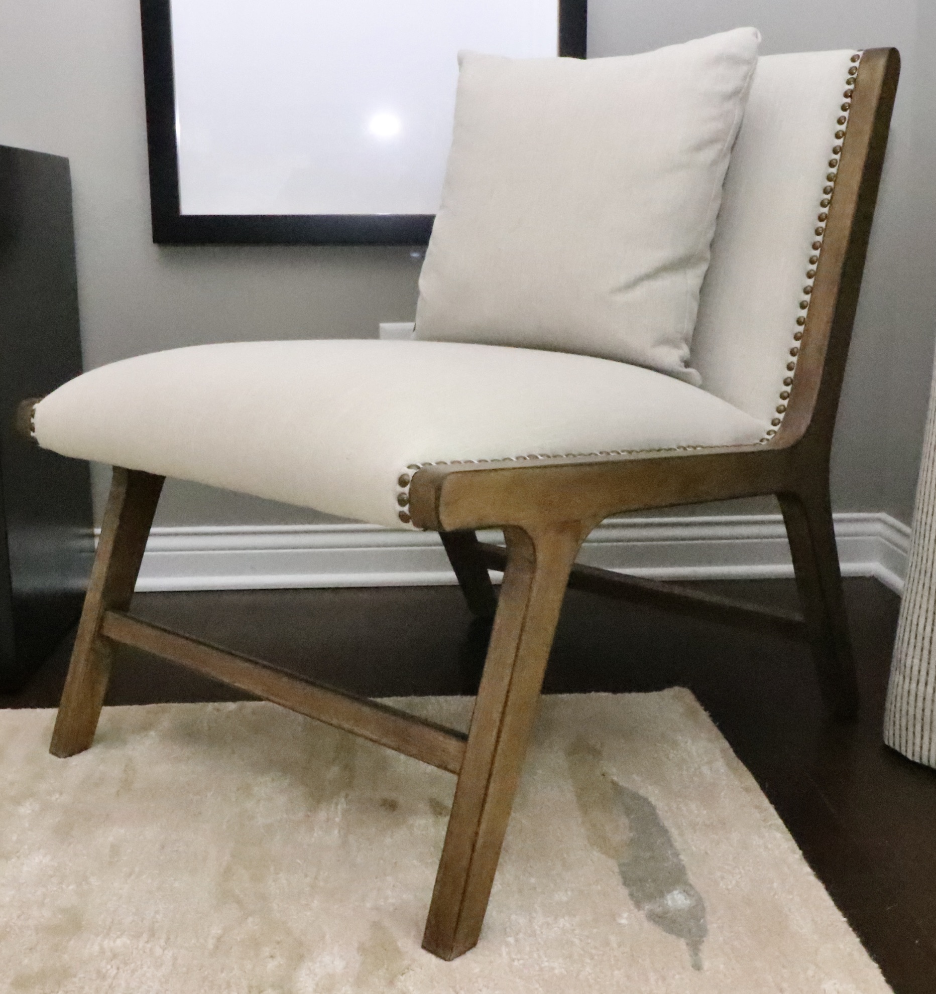 Four Hands "Trey" Modular Writing Desk and Home Meridian Desk Chair