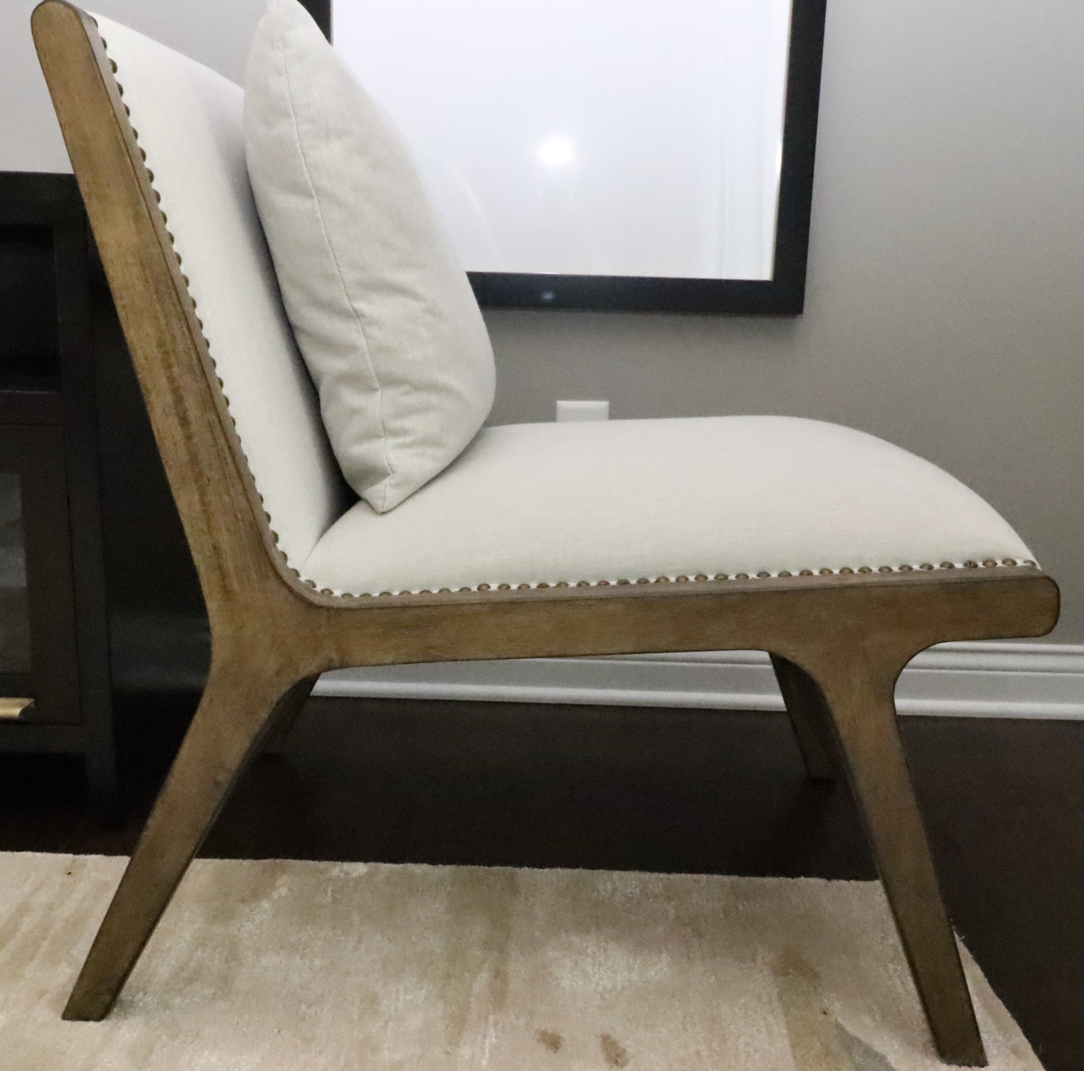 Four Hands "Trey" Modular Writing Desk and Home Meridian Desk Chair