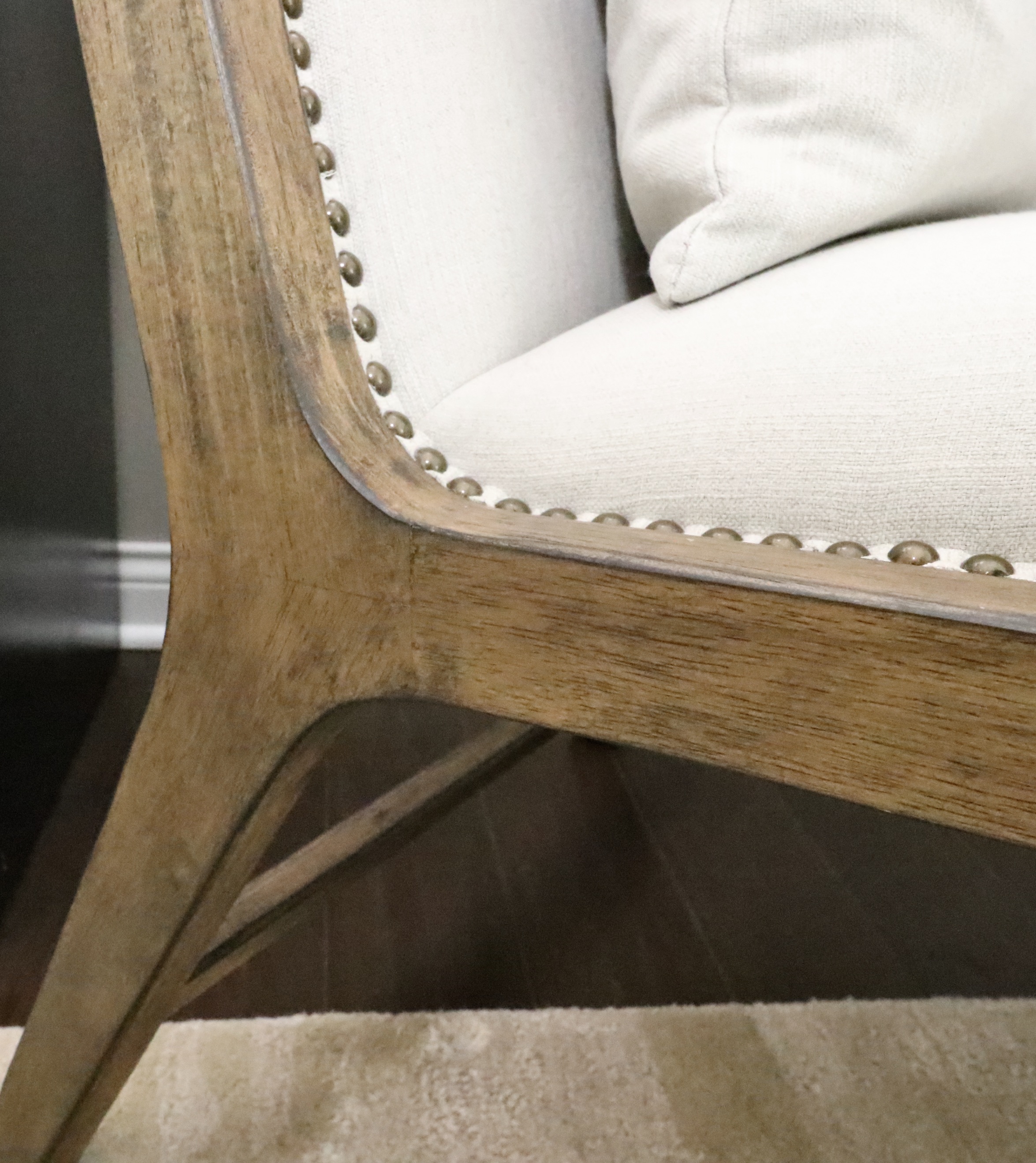 Four Hands "Trey" Modular Writing Desk and Home Meridian Desk Chair