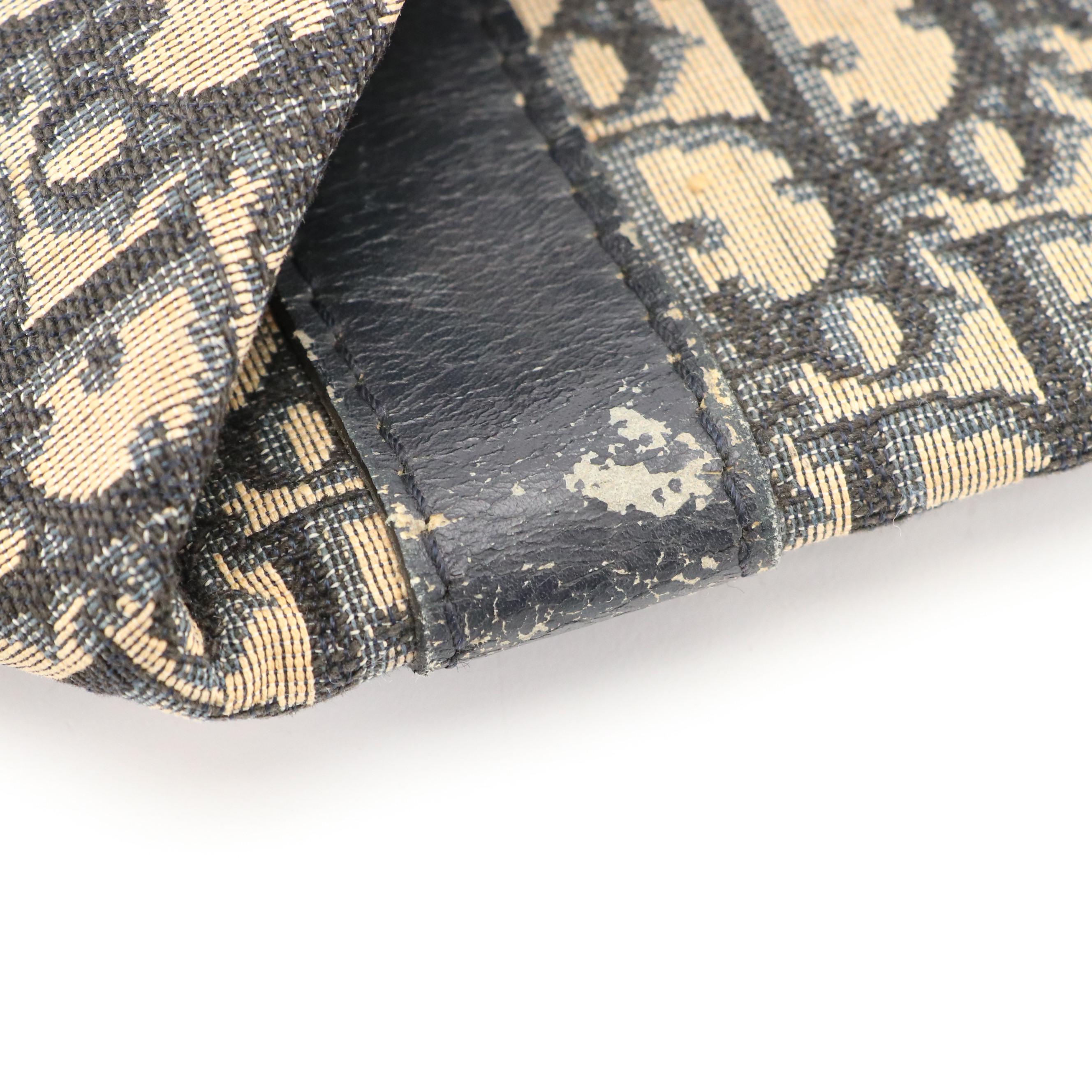 Christian Dior Trotter Duffel Bag in Dior Oblique Canvas and Leather