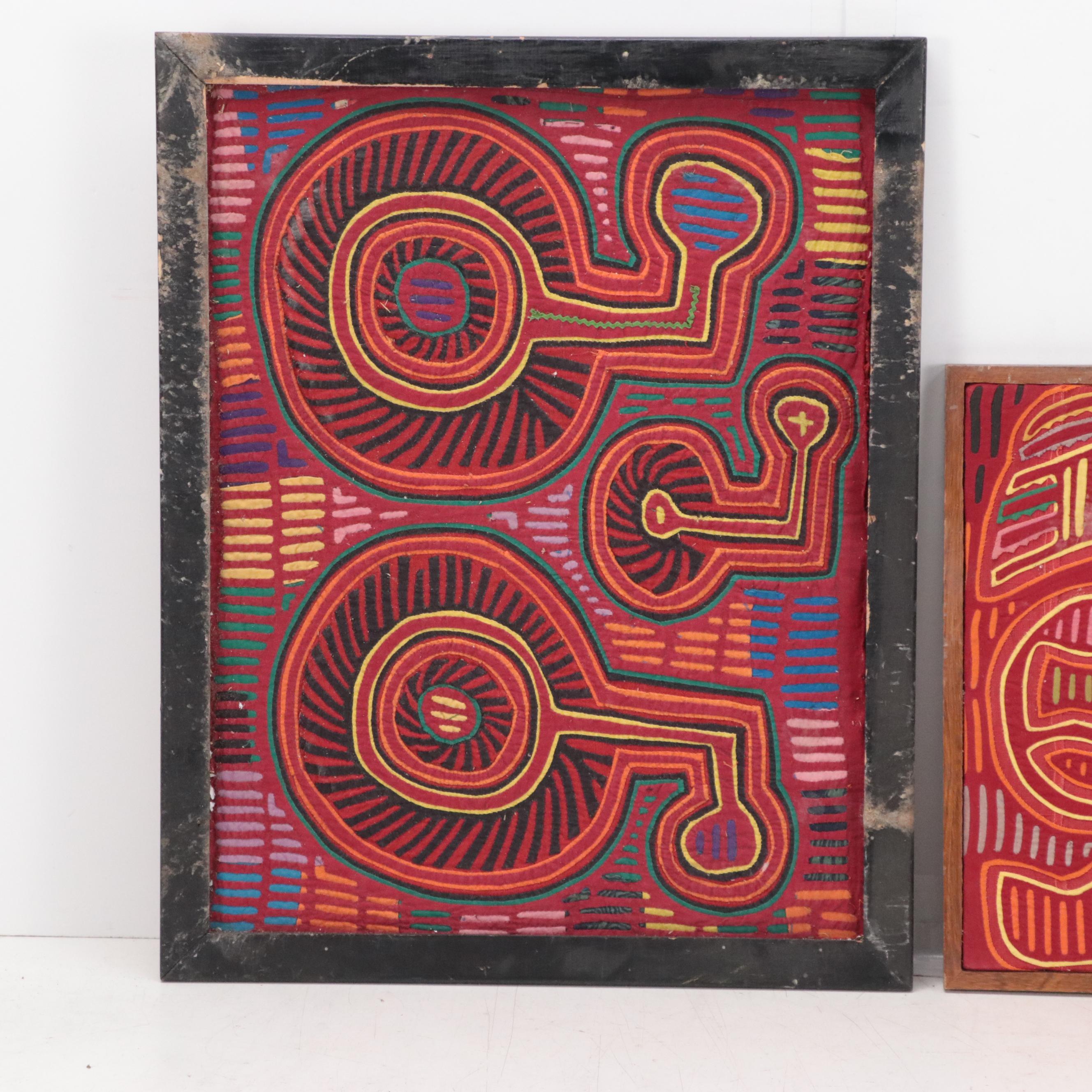 Panamanian Guna Mola Textile Panels