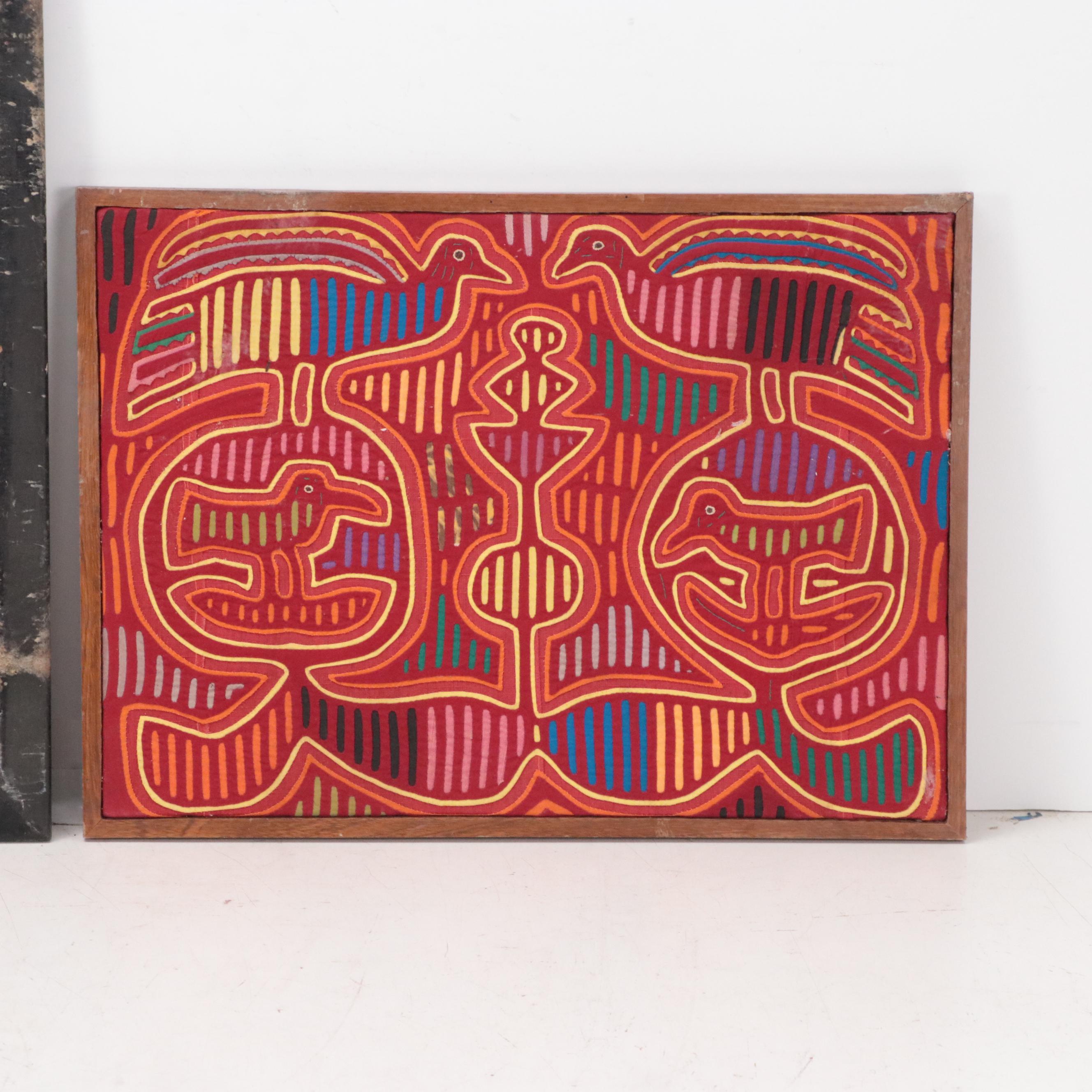 Panamanian Guna Mola Textile Panels