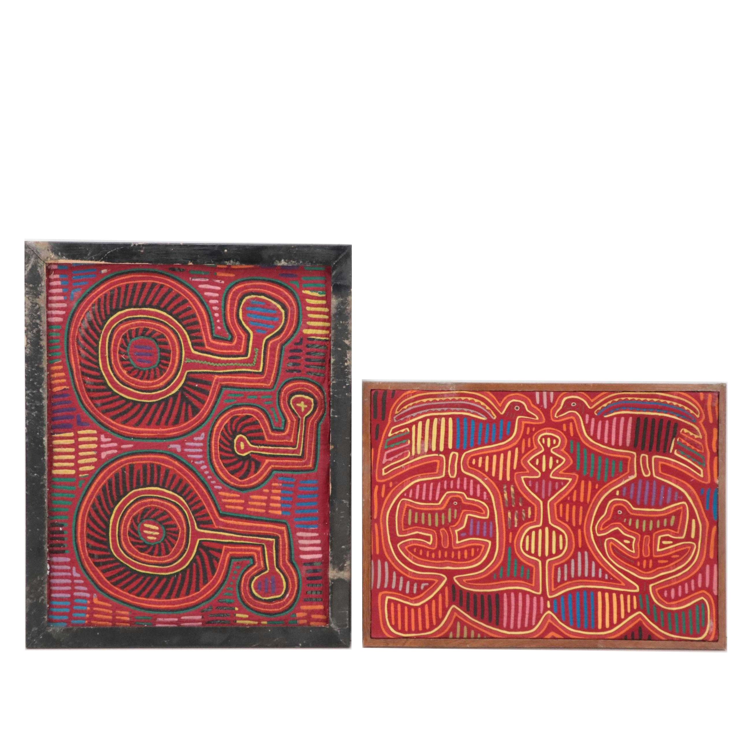 Panamanian Guna Mola Textile Panels
