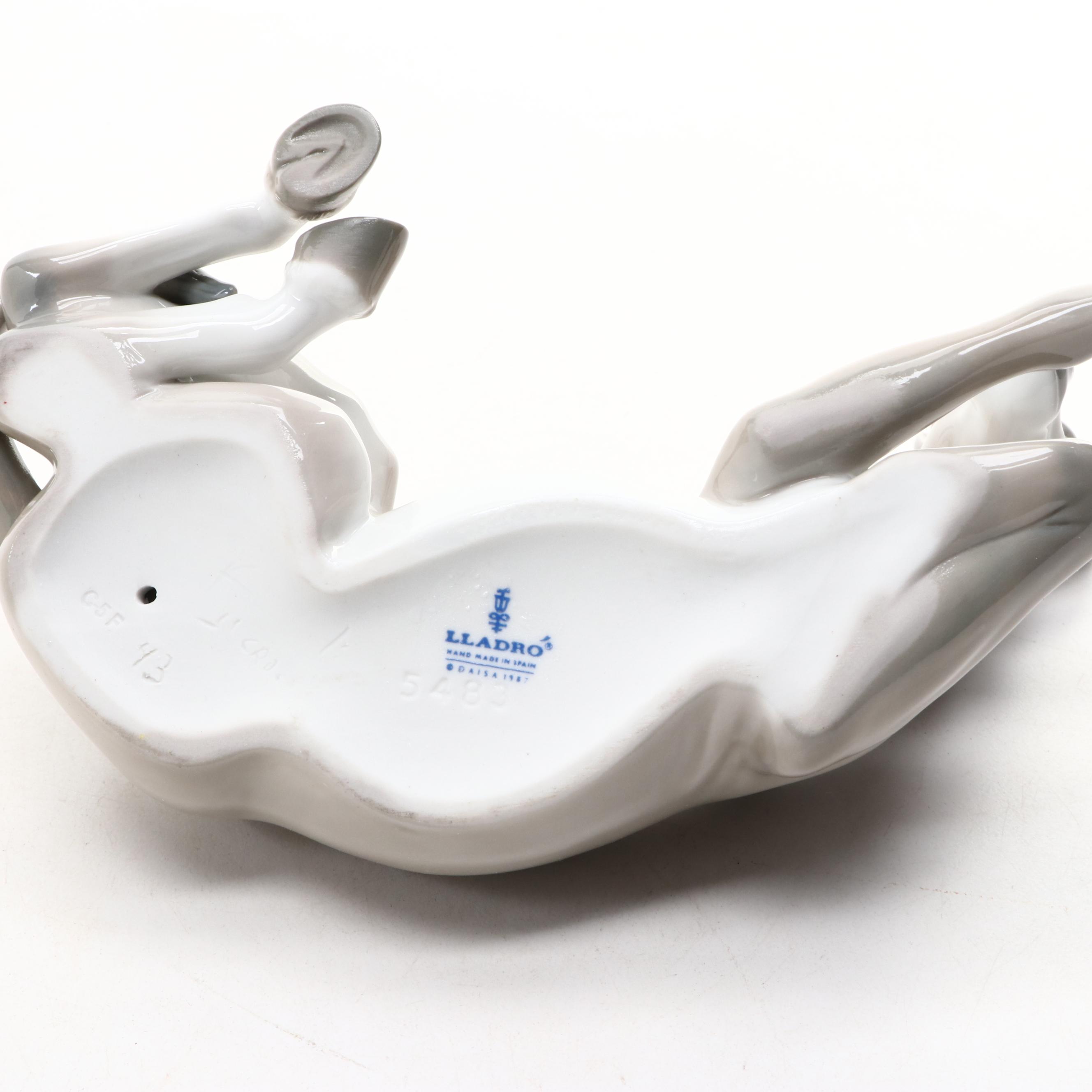 Lladró "Donkey" Porcelain Figurine Designed by Juan Huerta