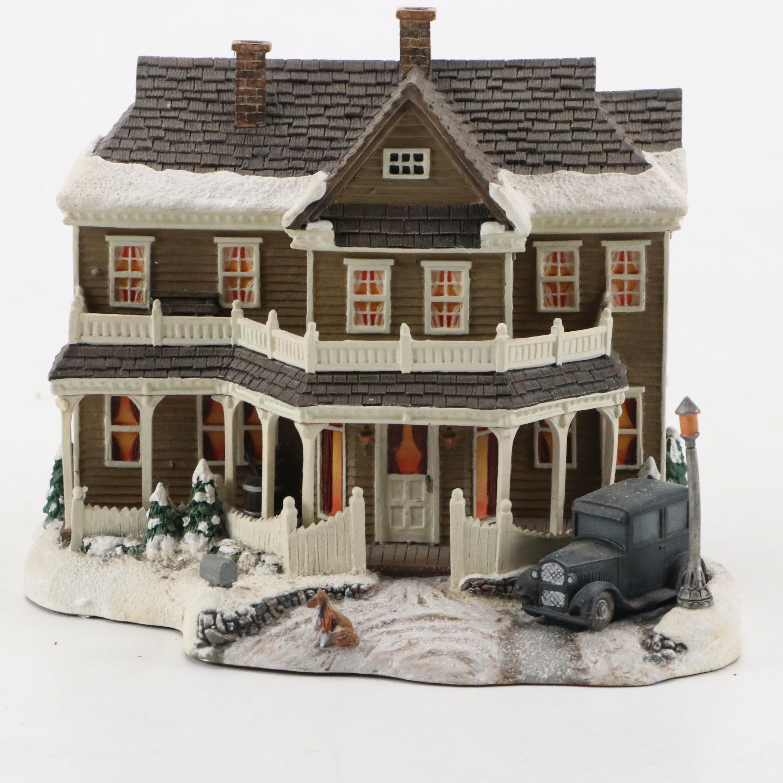 Terry Redlin "House On The Hill" Hand-Painted Ceramic Figurine