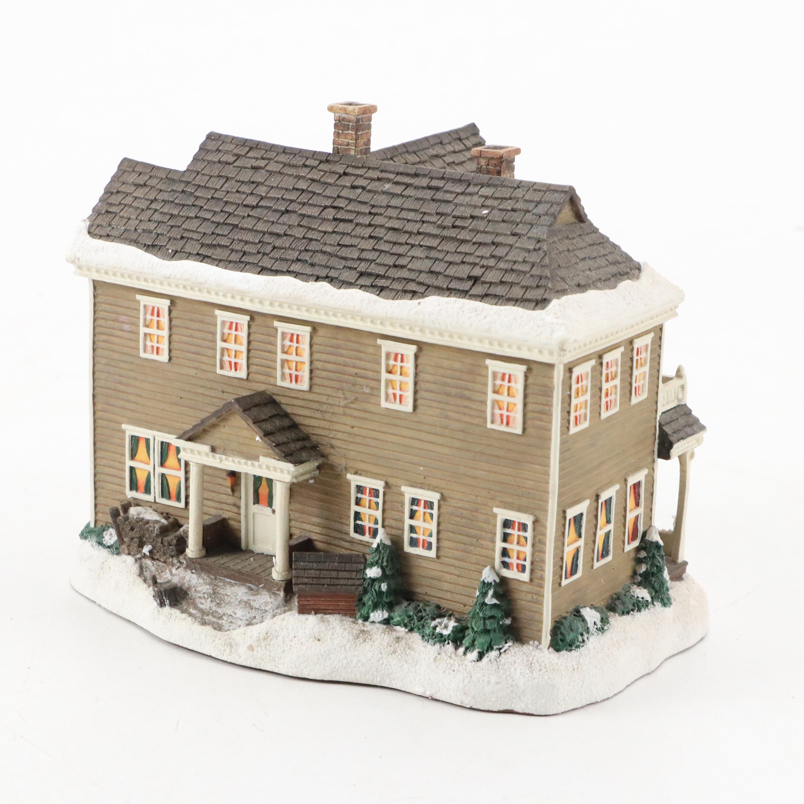 Terry Redlin "House On The Hill" Hand-Painted Ceramic Figurine