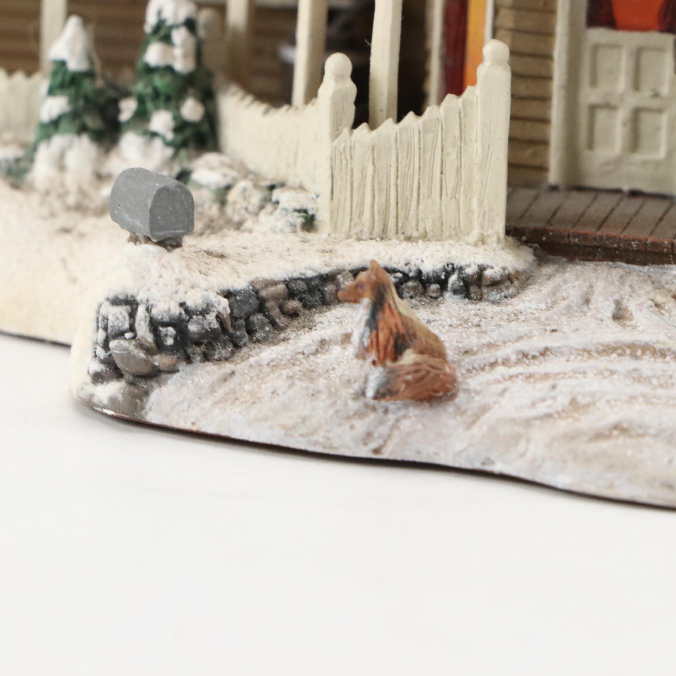 Terry Redlin "House On The Hill" Hand-Painted Ceramic Figurine