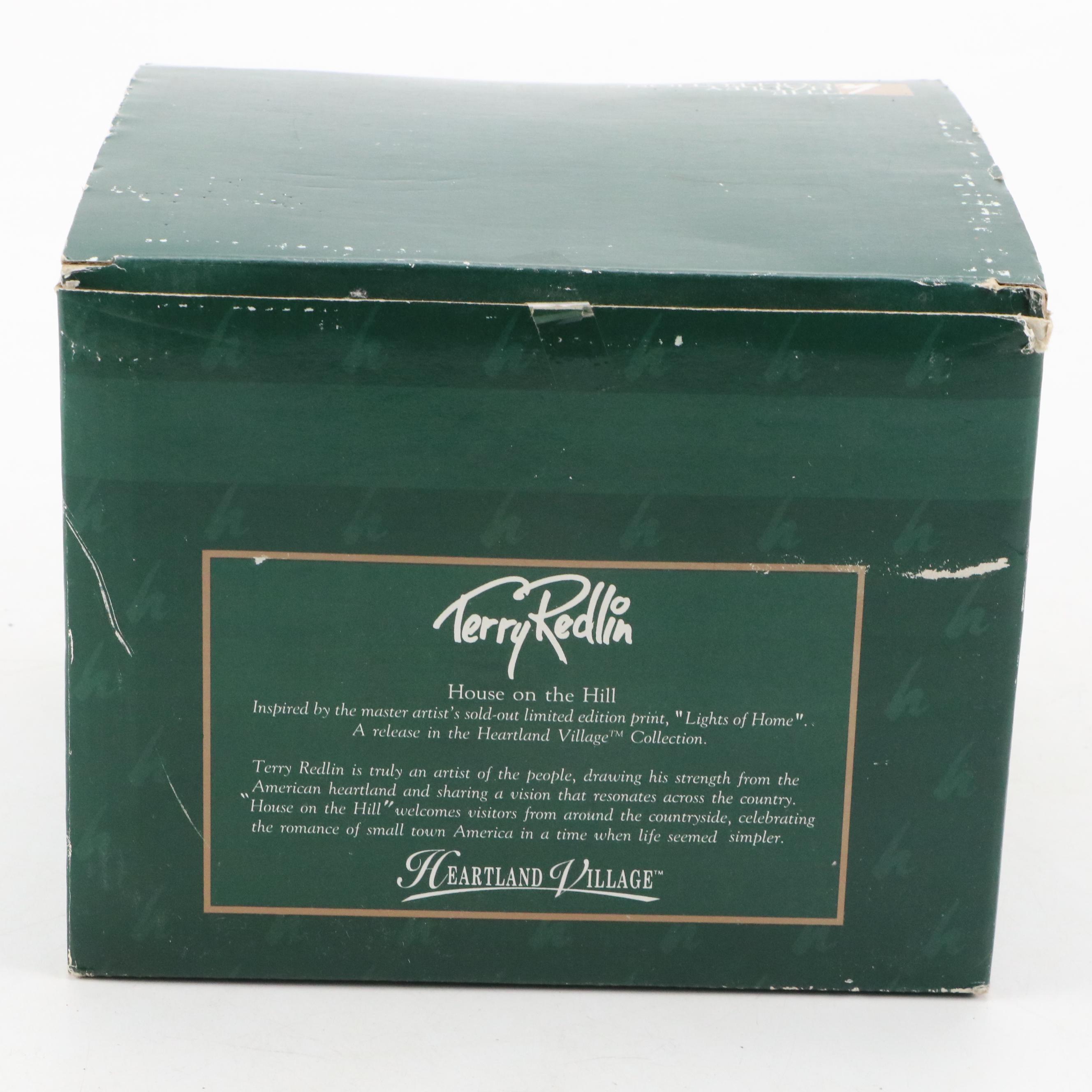 Terry Redlin "House On The Hill" Hand-Painted Ceramic Figurine