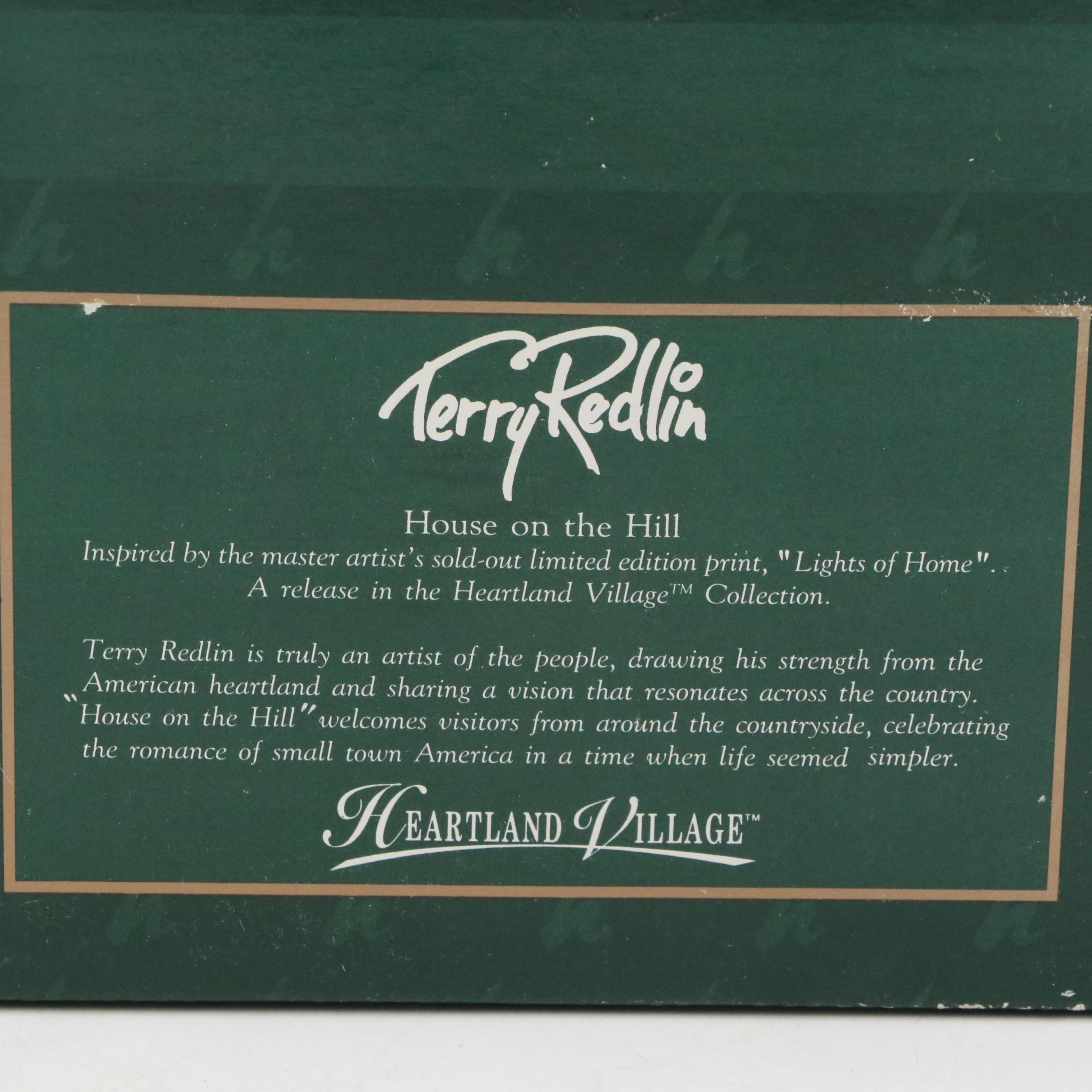 Terry Redlin "House On The Hill" Hand-Painted Ceramic Figurine